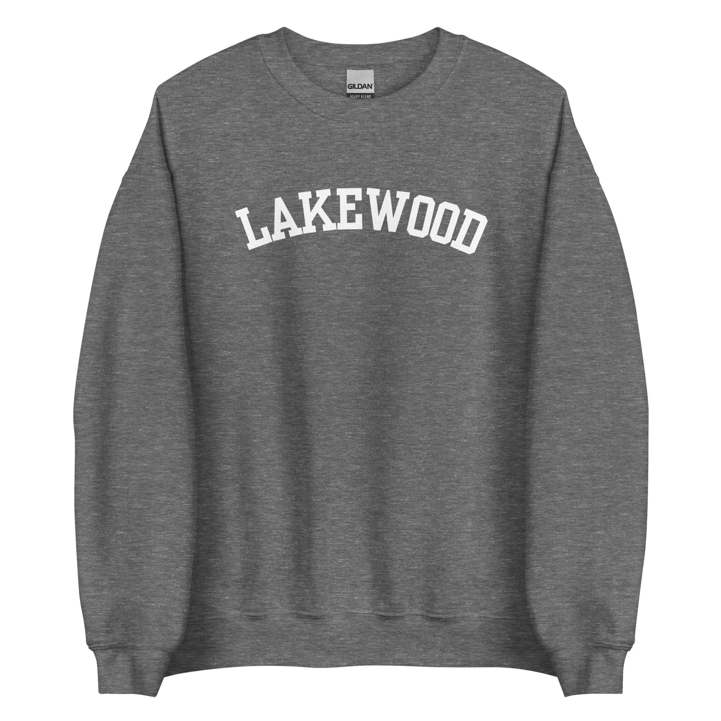 Lakewood Ohio Block Solo Crewneck Unisex Sweatshirt