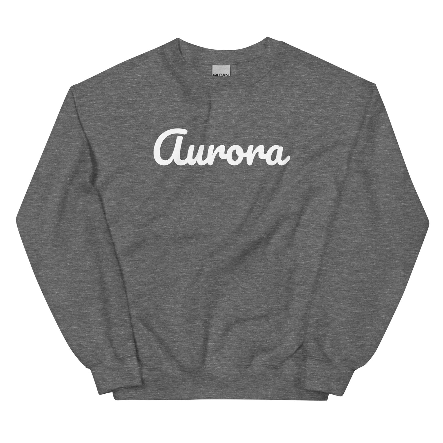 Aurora Ohio Solo Script Crewneck Unisex Sweatshirt