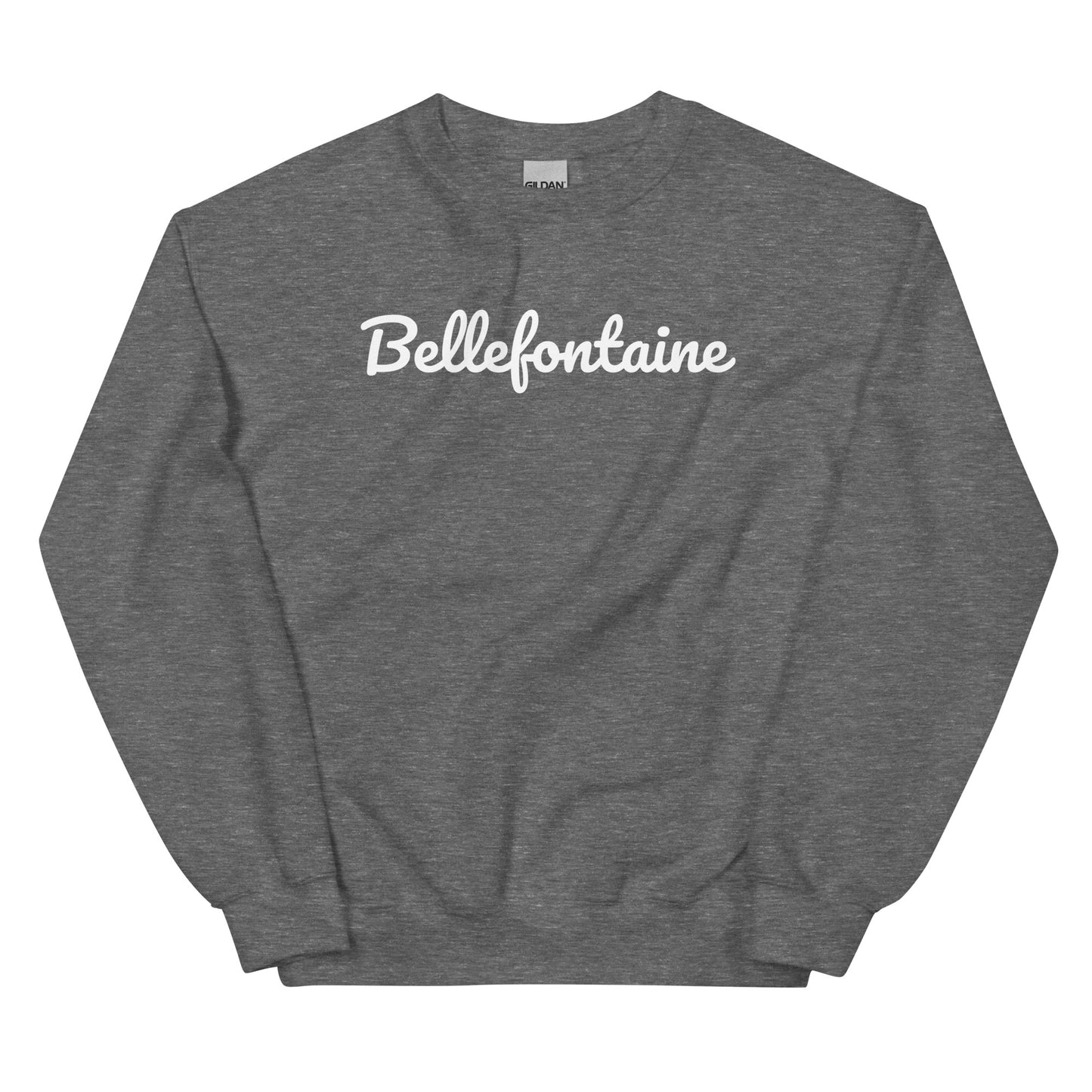 Bellefontaine Ohio Solo Script Crewneck Unisex Sweatshirt