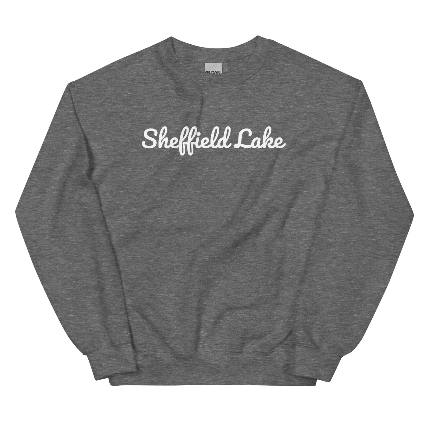 Sheffield Lake Ohio Solo Script Crewneck Unisex Sweatshirt