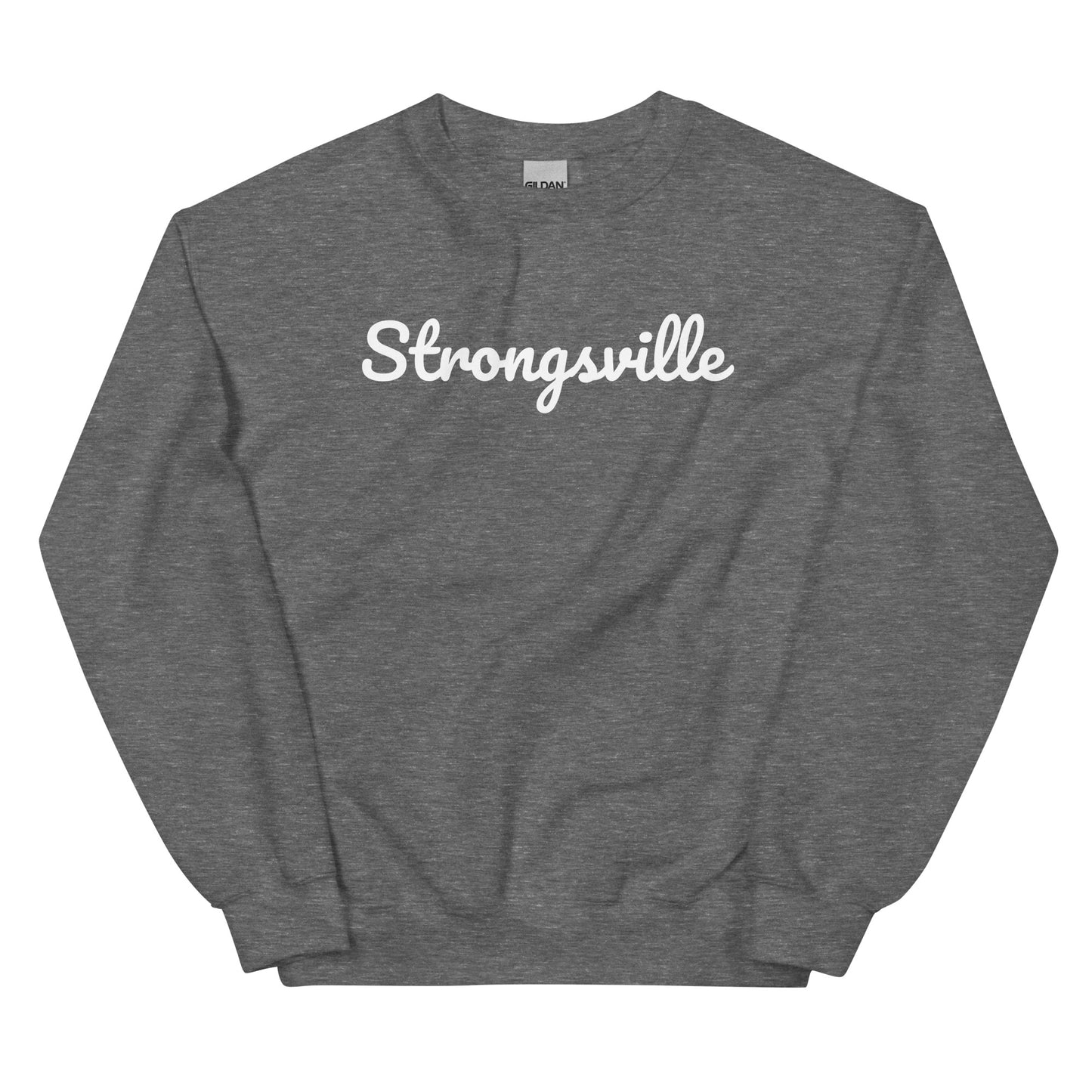 Strongsville Ohio Solo Script Crewneck Unisex Sweatshirt