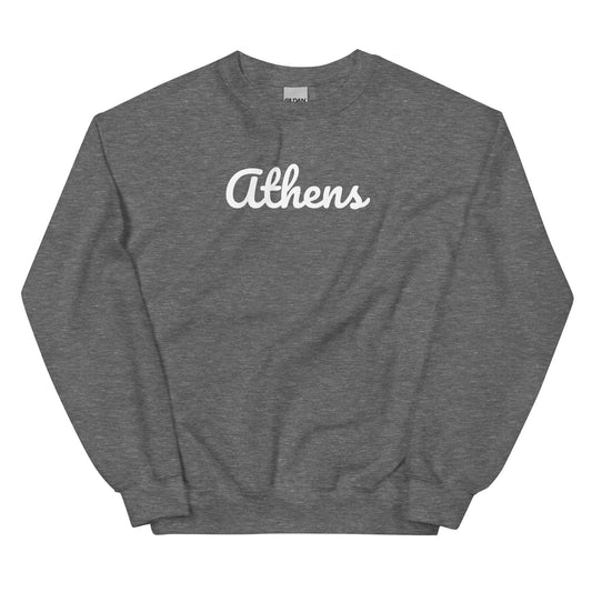 Athens Ohio Solo Script Crewneck Unisex Sweatshirt