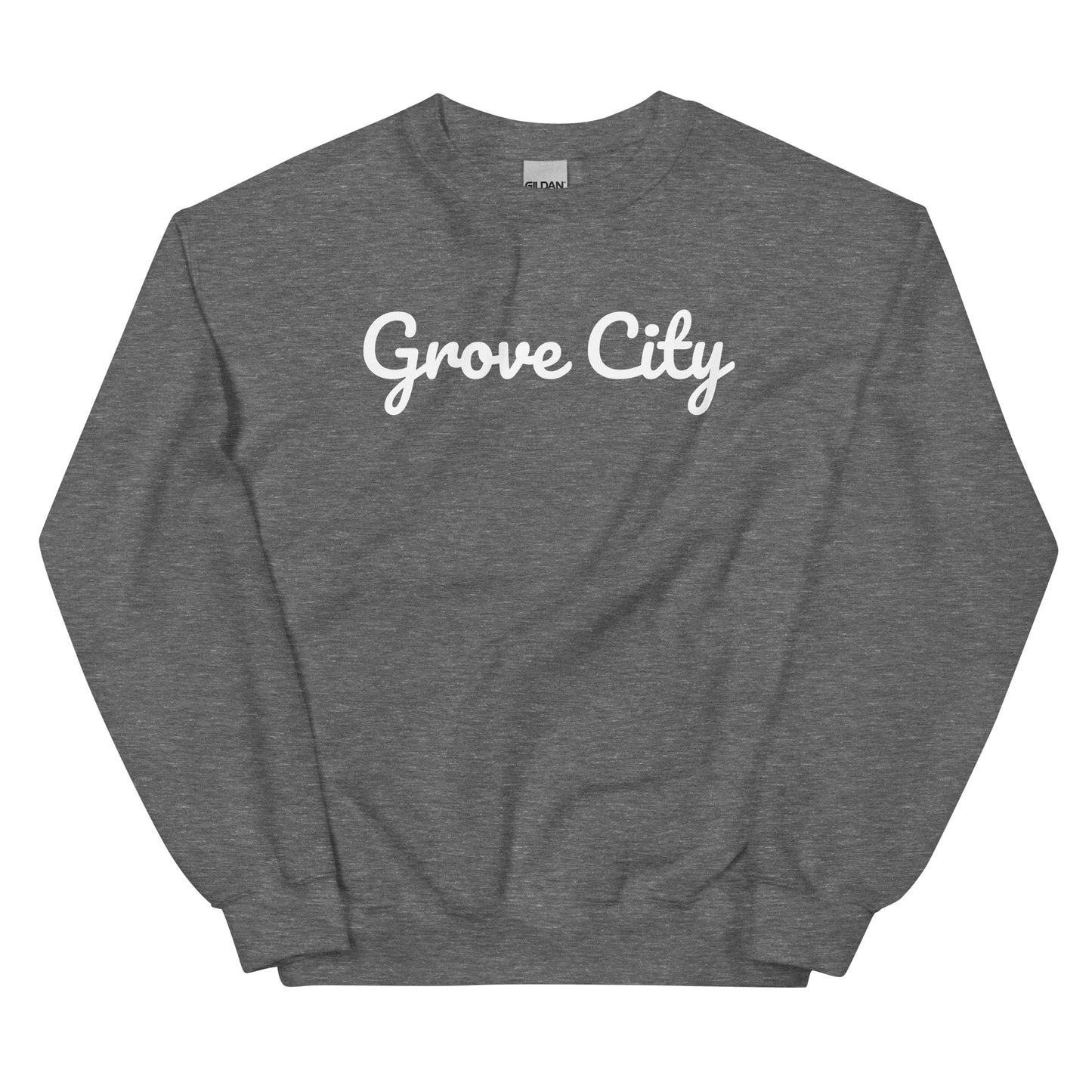 Grove City Ohio Solo Script Crewneck Unisex Sweatshirt