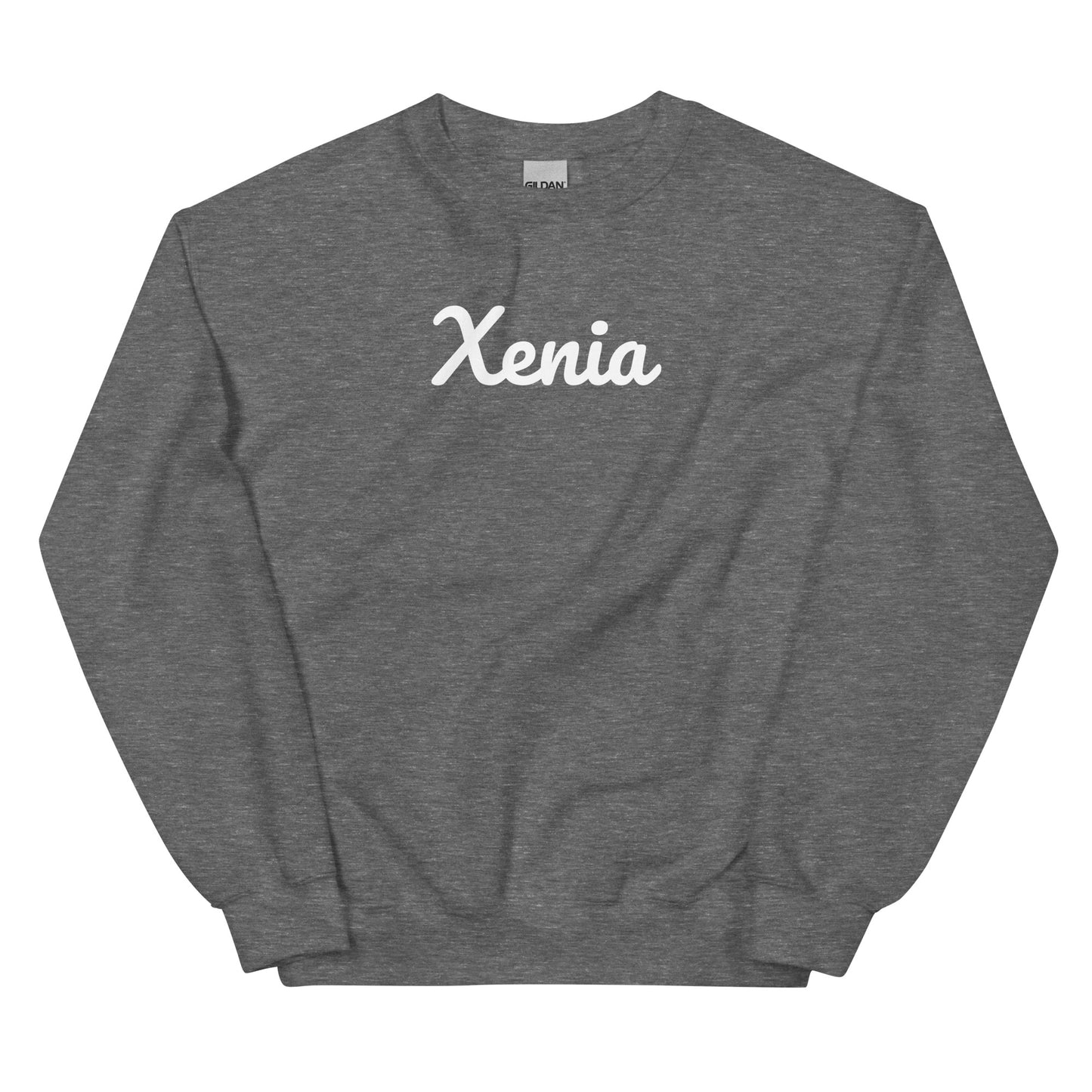 Xenia Ohio Solo Script Crewneck Unisex Sweatshirt