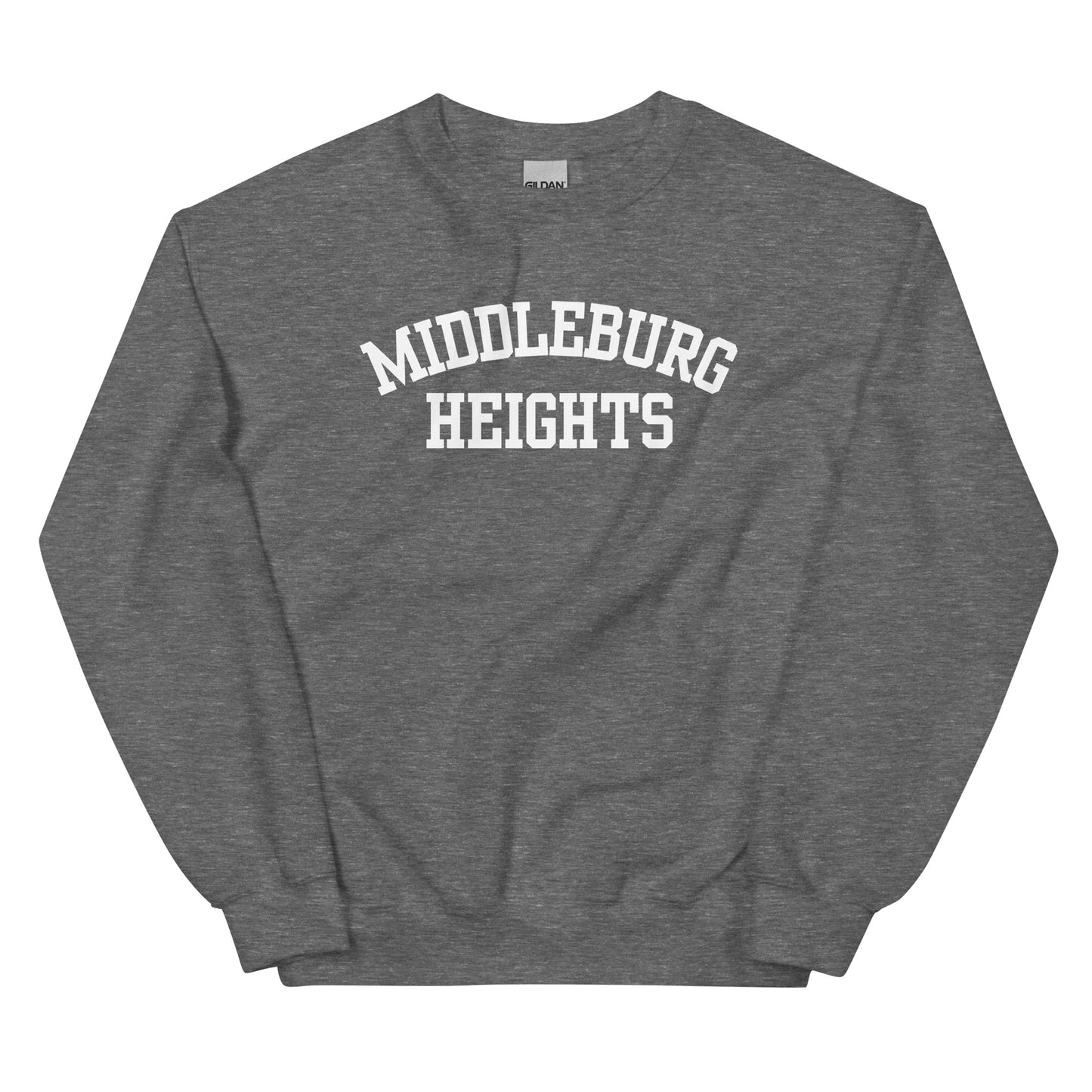 Middleburg Heights Ohio Block Solo Crewneck Unisex Sweatshirt