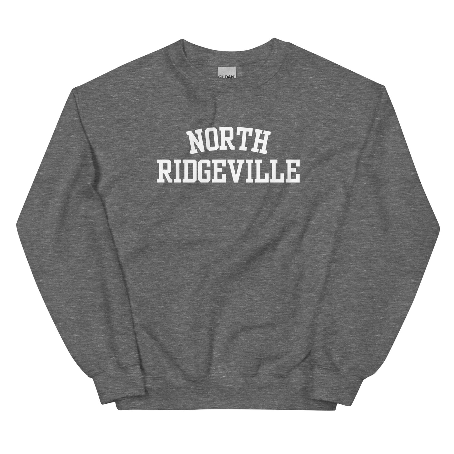 North Ridgeville Ohio Block Solo Crewneck Unisex Sweatshirt
