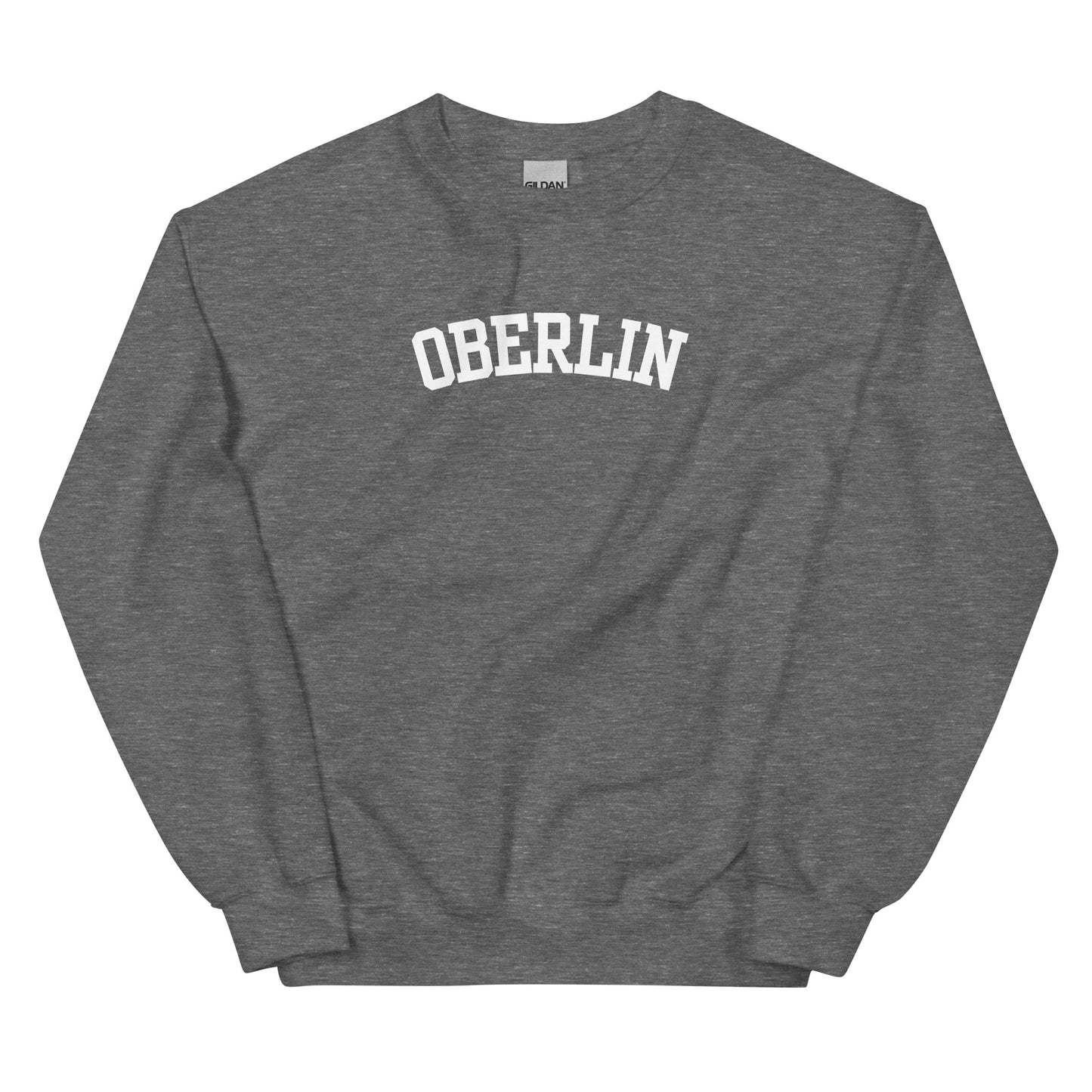 Oberlin Ohio Block Solo Crewneck Unisex Sweatshirt