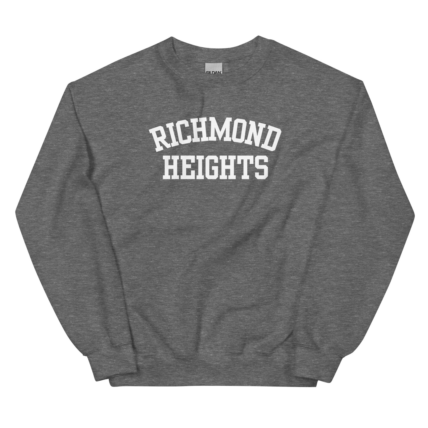 Richmond Heights Ohio Block Solo Crewneck Unisex Sweatshirt