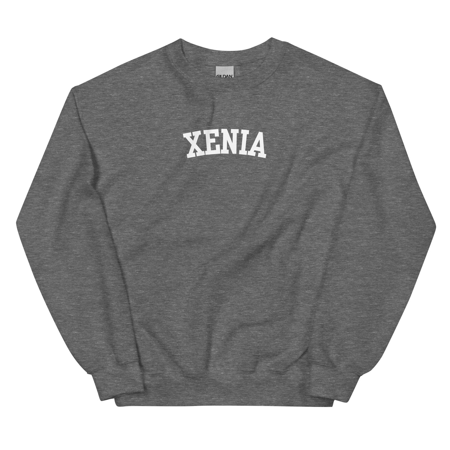 Xenia Ohio Block Solo Crewneck Unisex Sweatshirt