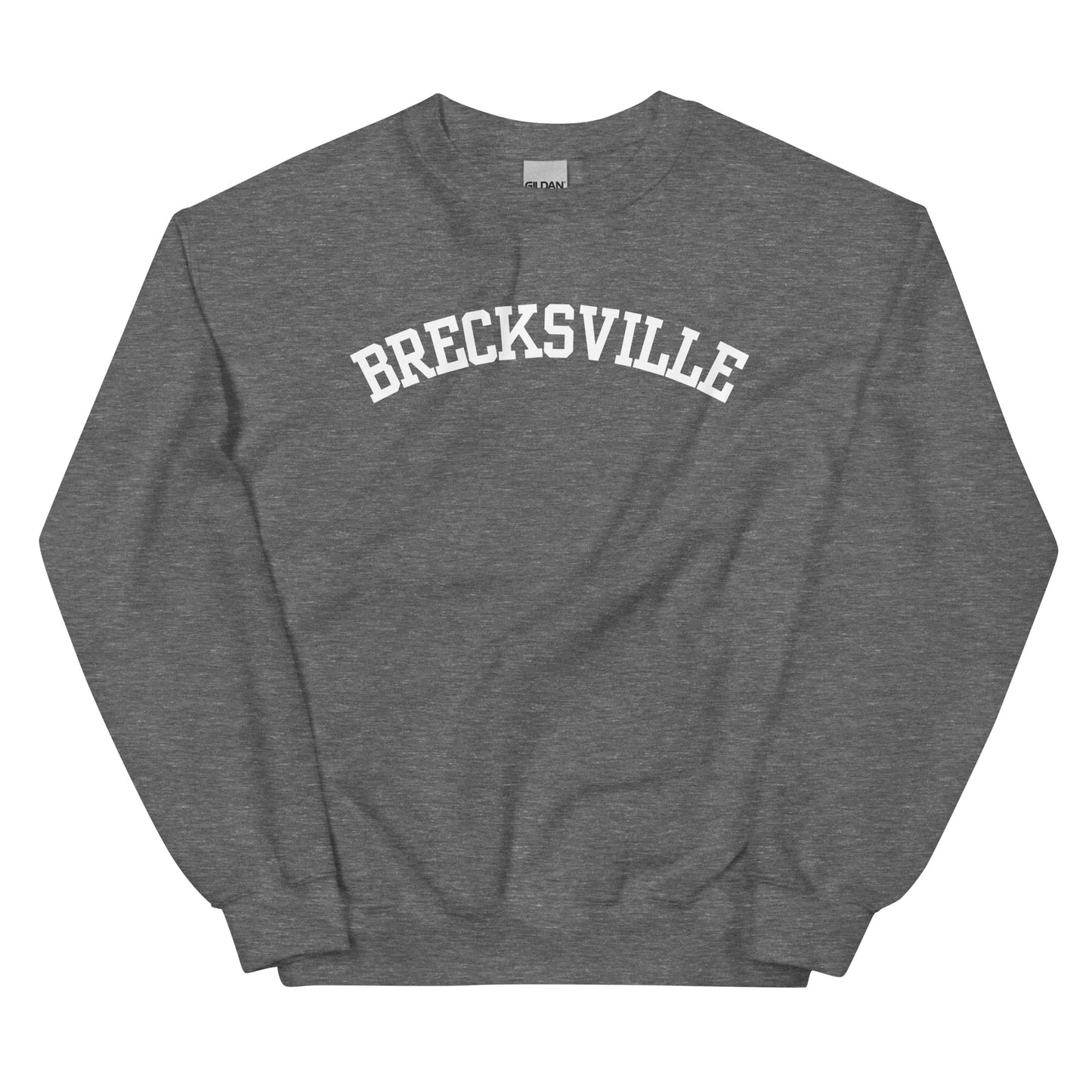 Brecksville Ohio Block Solo Crewneck Unisex Sweatshirt