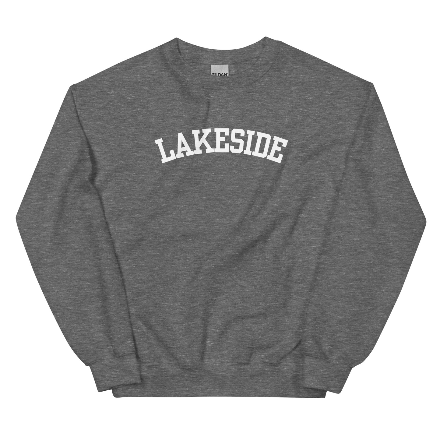 Lakeside Ohio Block Solo Crewneck Unisex Sweatshirt