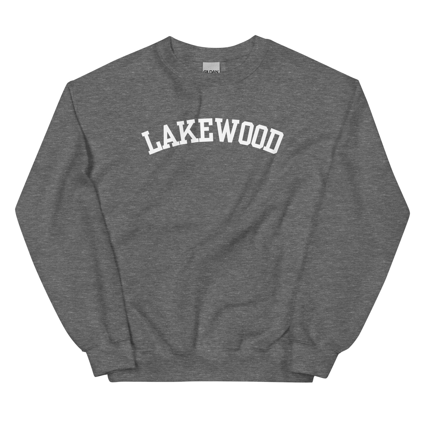 Lakewood Ohio Block Solo Crewneck Unisex Sweatshirt