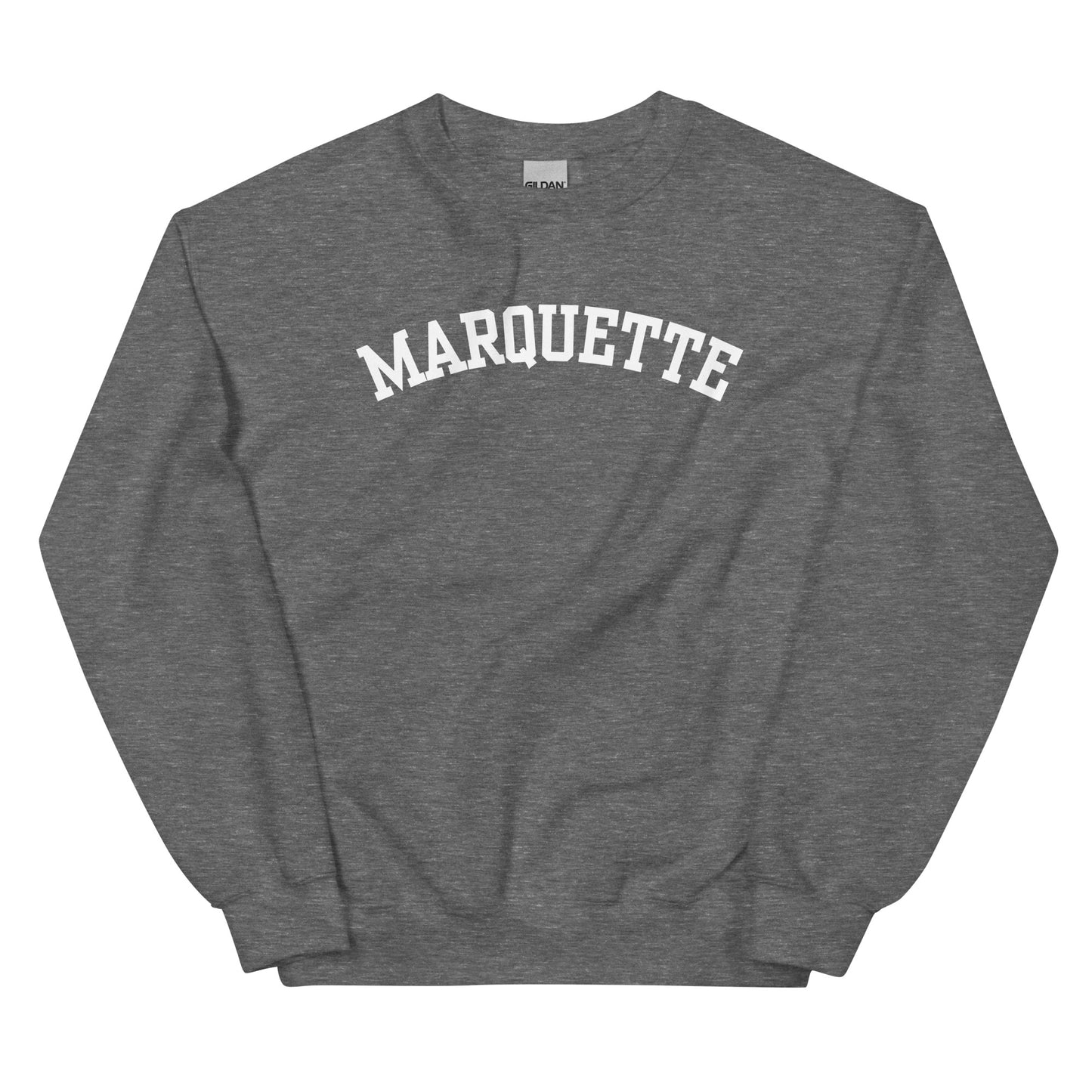 Marquette Michigan Block Solo Crewneck Unisex Sweatshirt