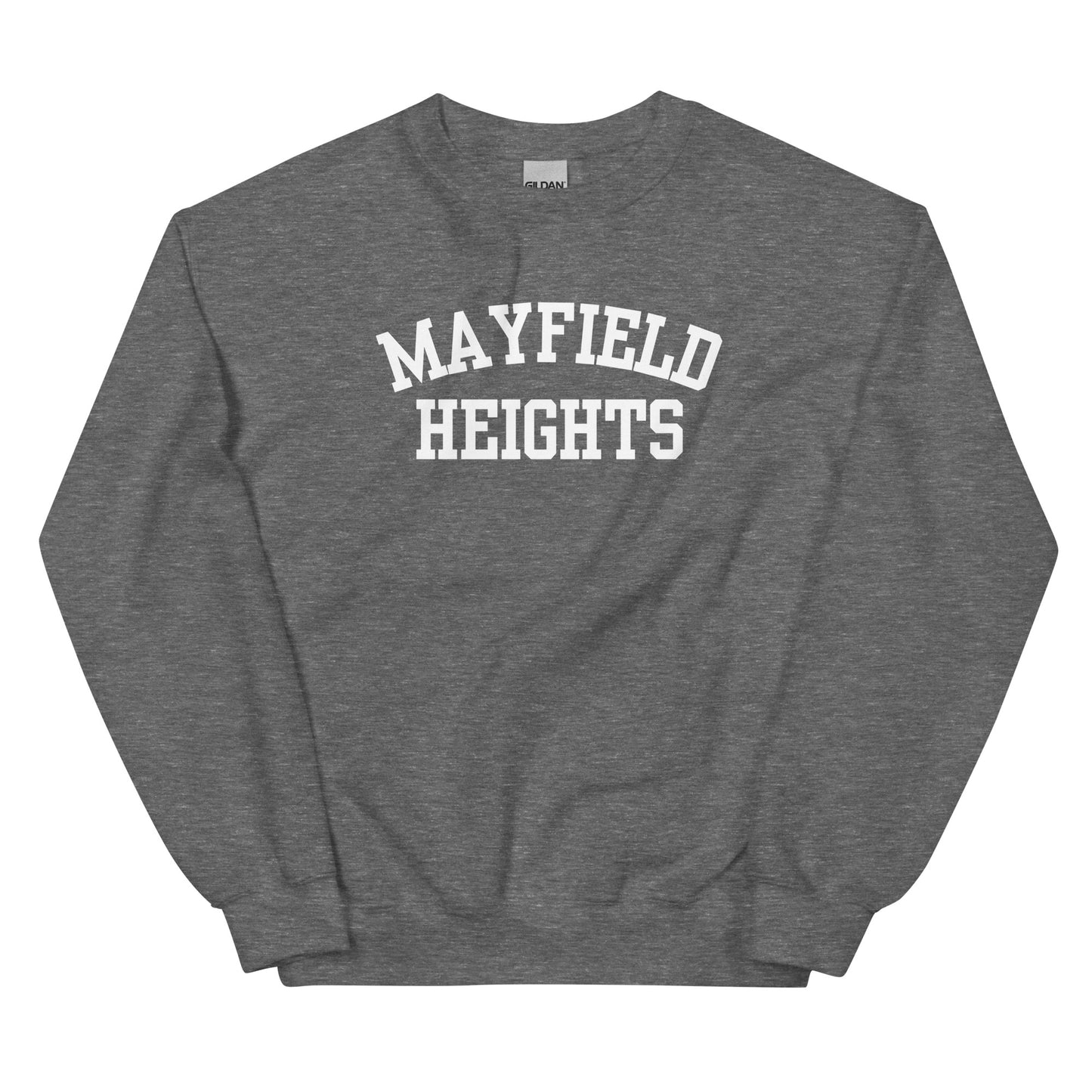Mayfield Heights Ohio Block Solo Crewneck Unisex Sweatshirt