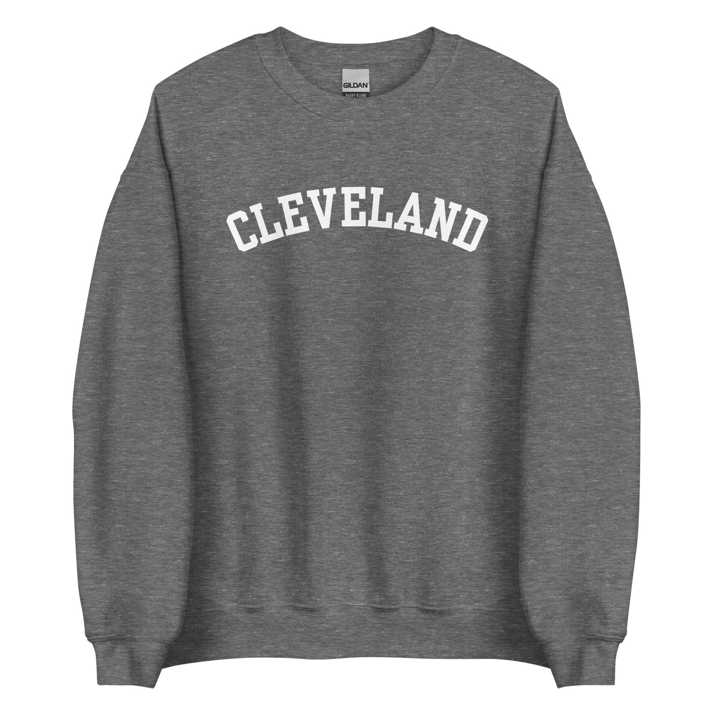 Cleveland Ohio Solo Block Crewneck Unisex Sweatshirt
