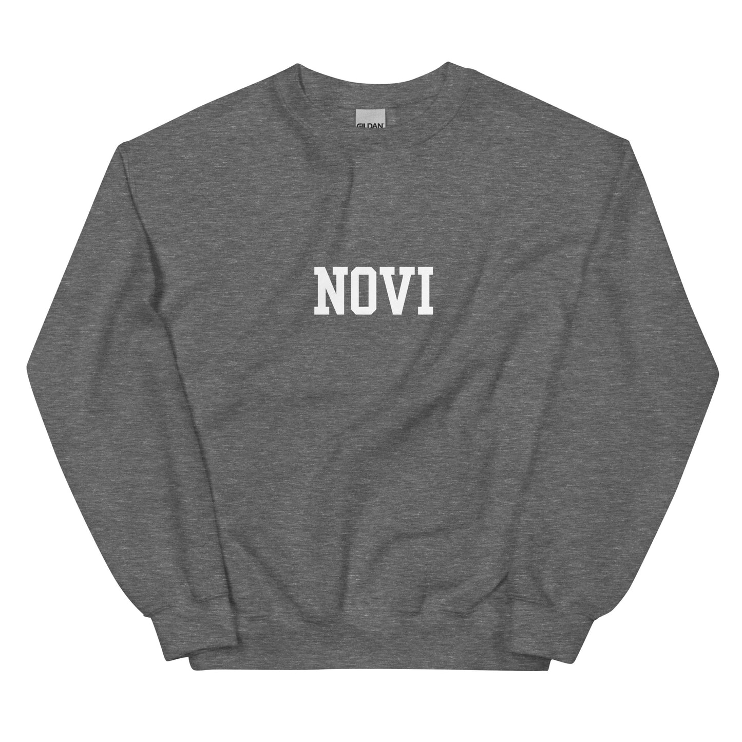 Novi, Michigan Block Solo Unisex Sweatshirt
