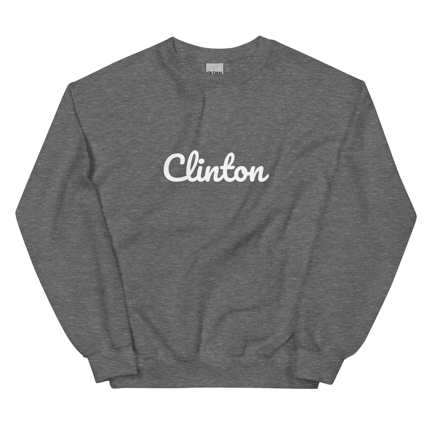 Clinton, Michigan Solo Script Unisex Sweatshirt