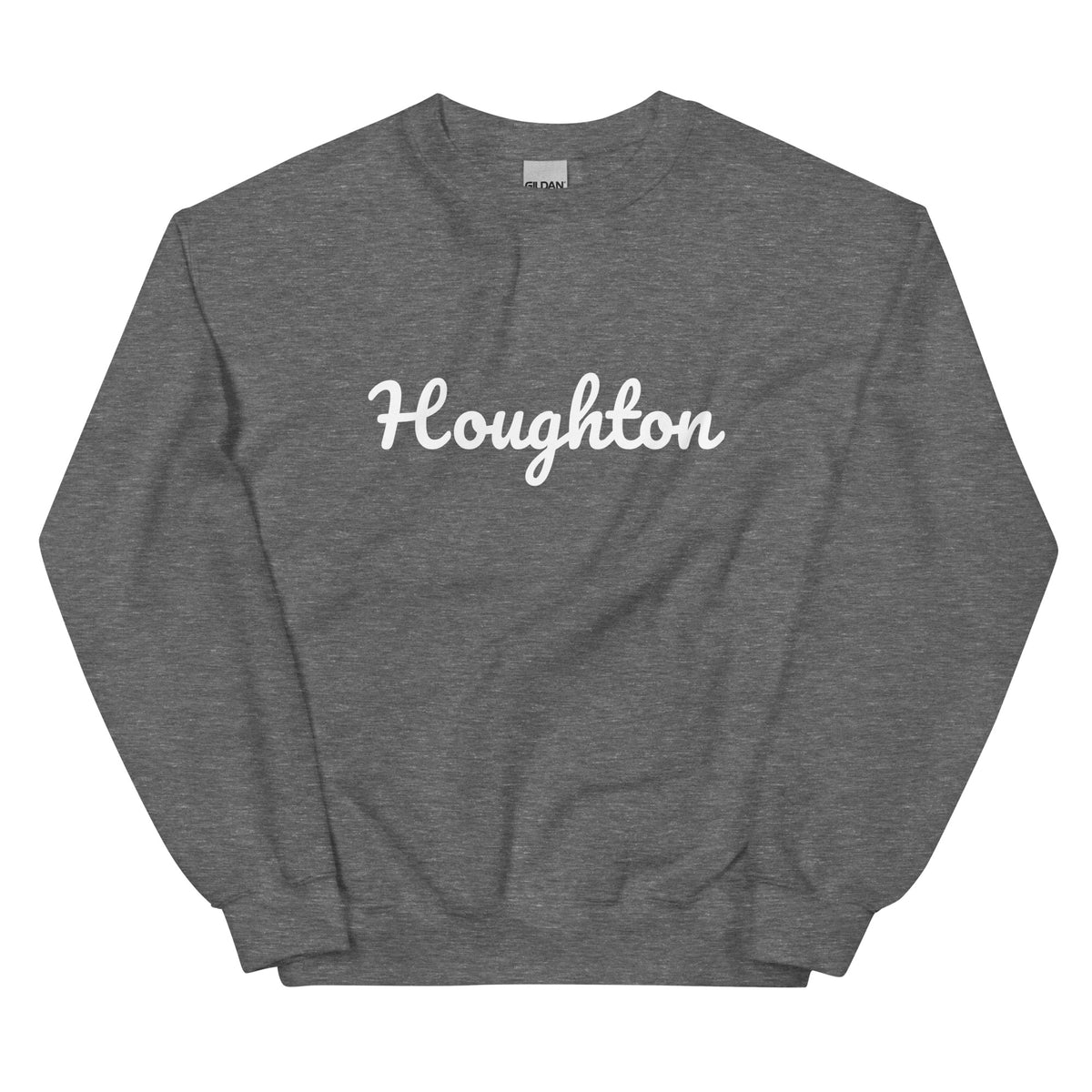 Houghton, Michigan Unisex Sweatshirt - Solo Script