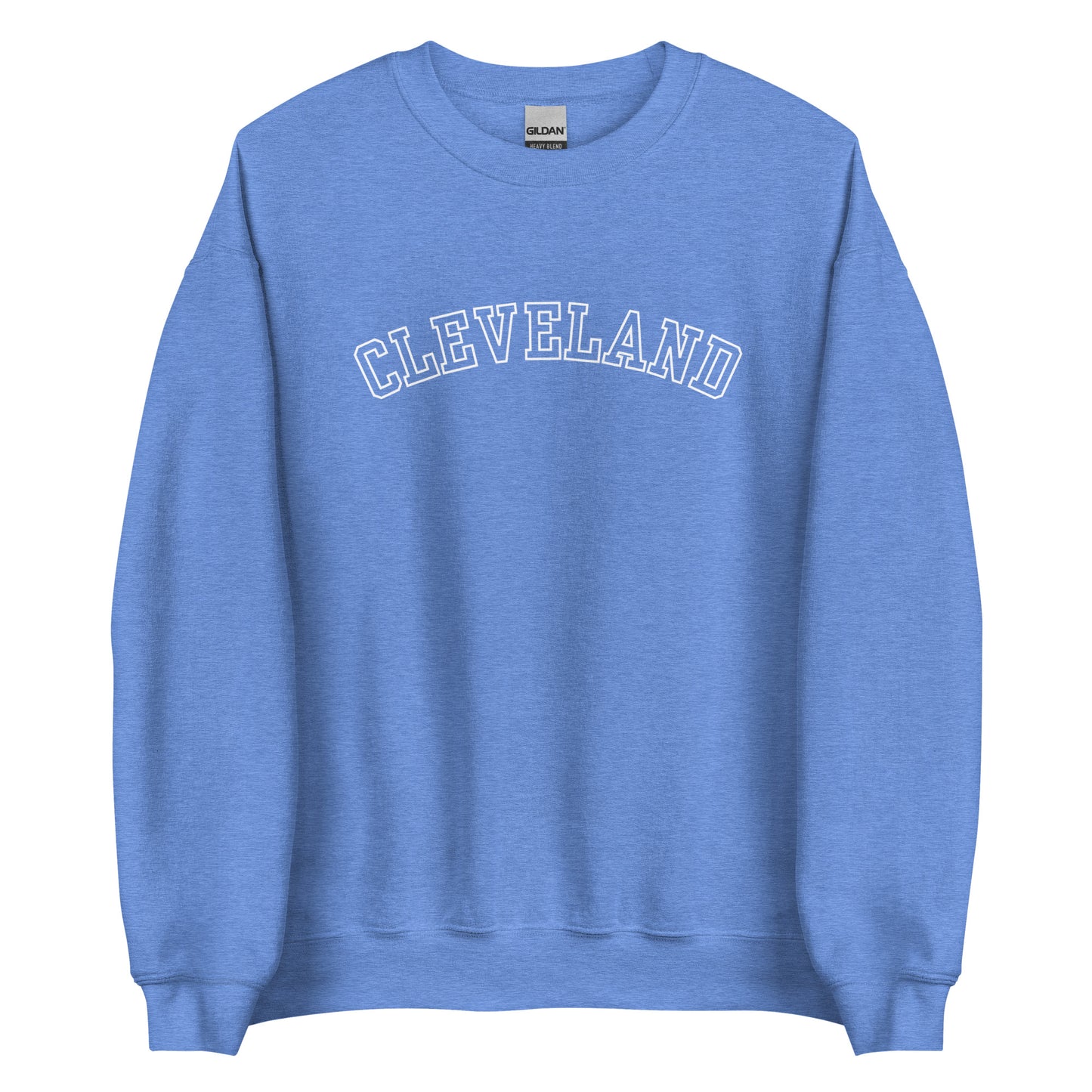 Cleveland Ohio Outline Crewneck Unisex Sweatshirt