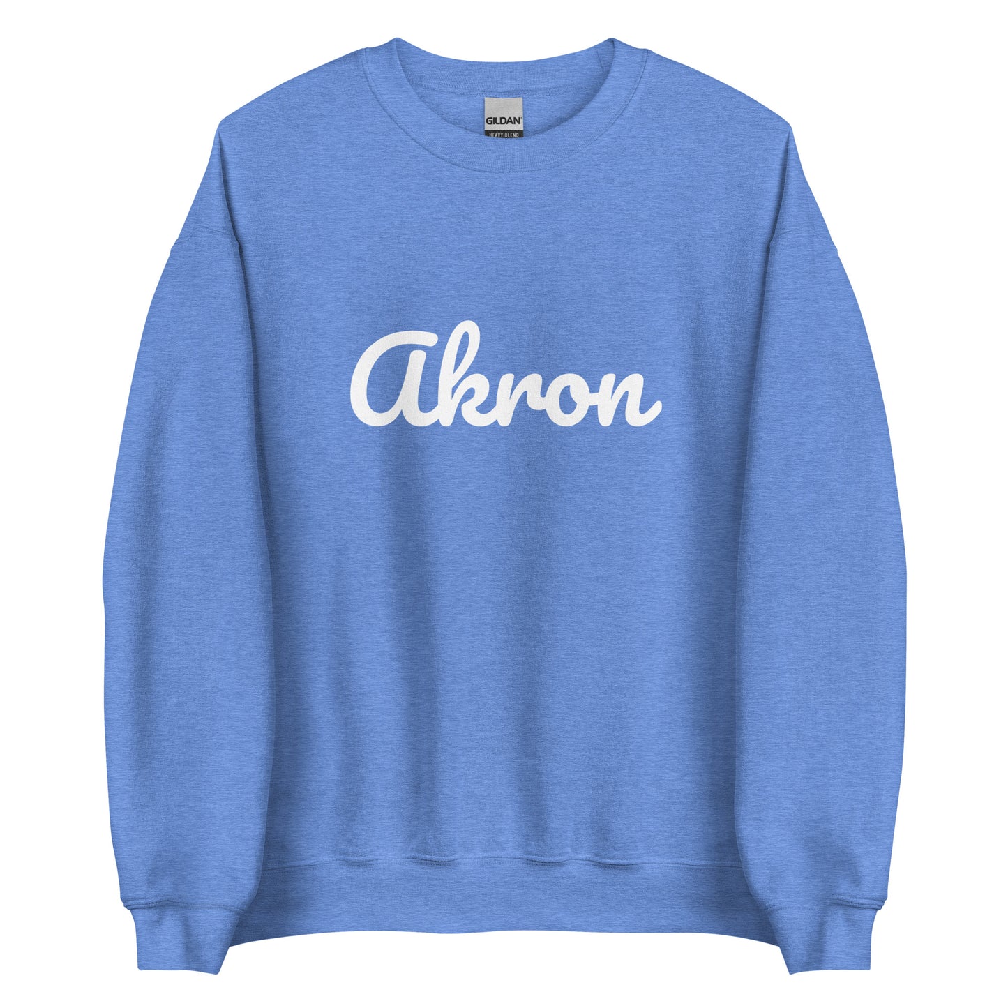 Akron Ohio Solo Script Crewneck Unisex Sweatshirt