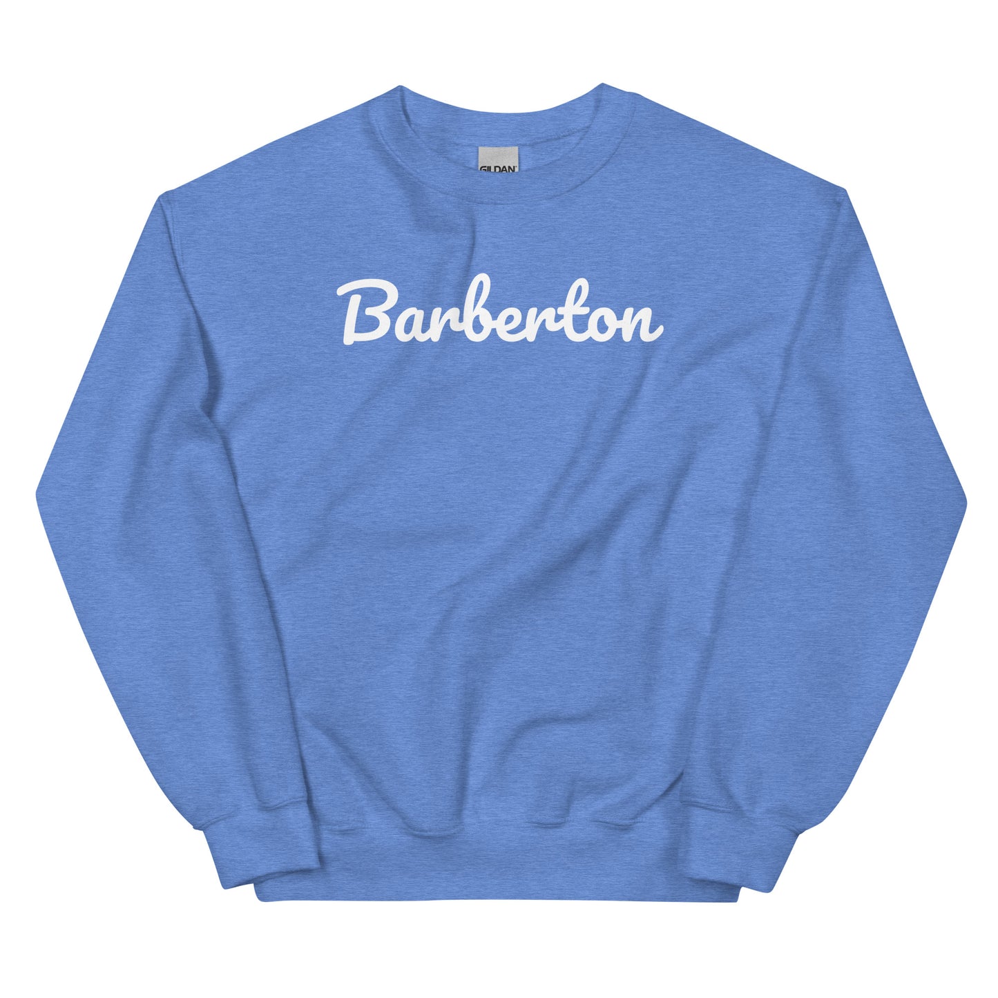 Barberton Ohio Solo Script Crewneck Unisex Sweatshirt