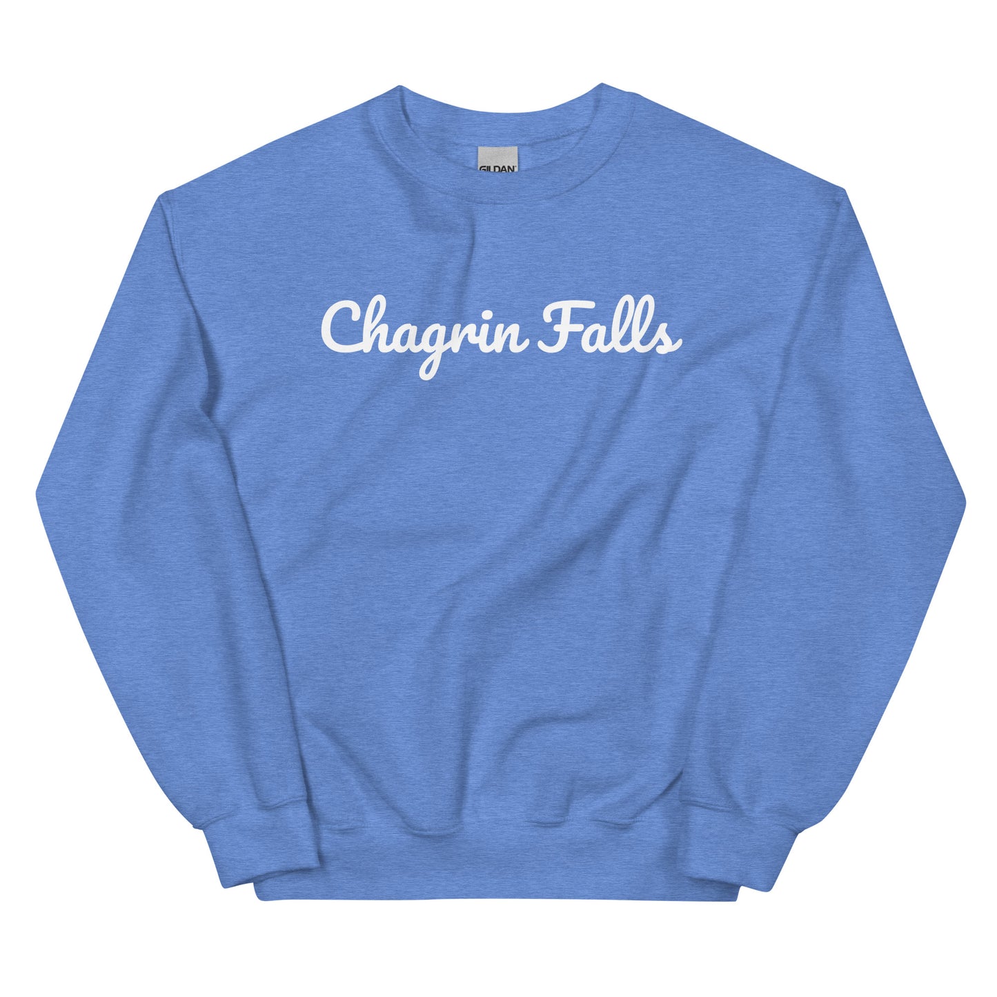 Chagrin Falls Ohio Solo Script Crewneck Unisex Sweatshirt
