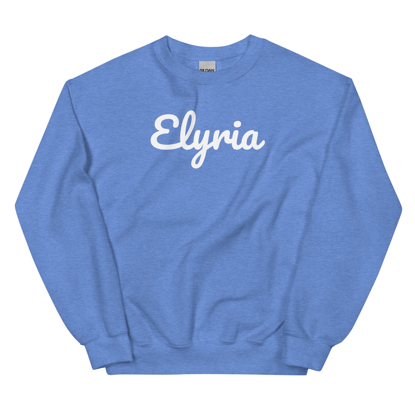Elyria Ohio Solo Script Crewneck Unisex Sweatshirt