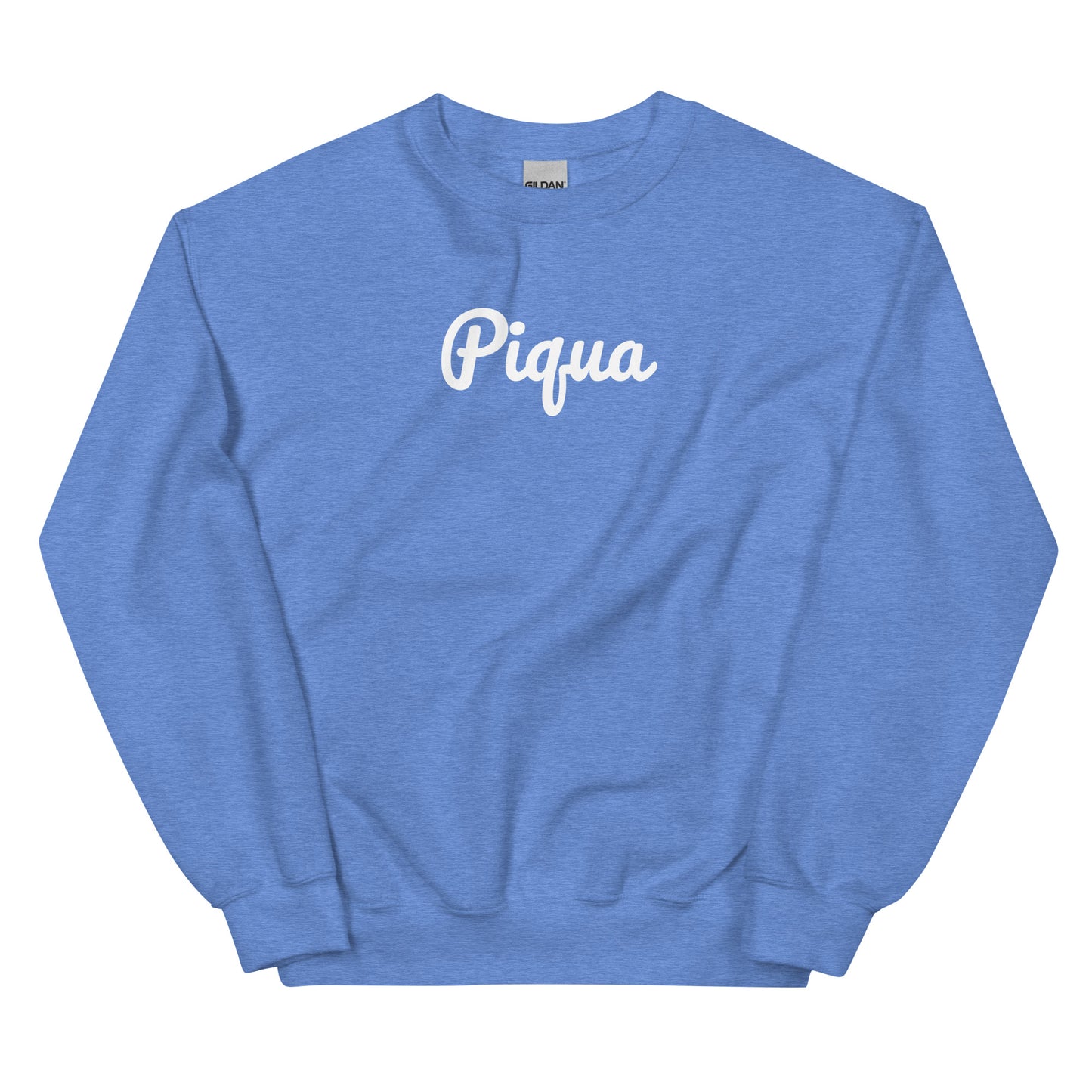 Piqua Ohio Solo Script Crewneck Unisex Sweatshirt