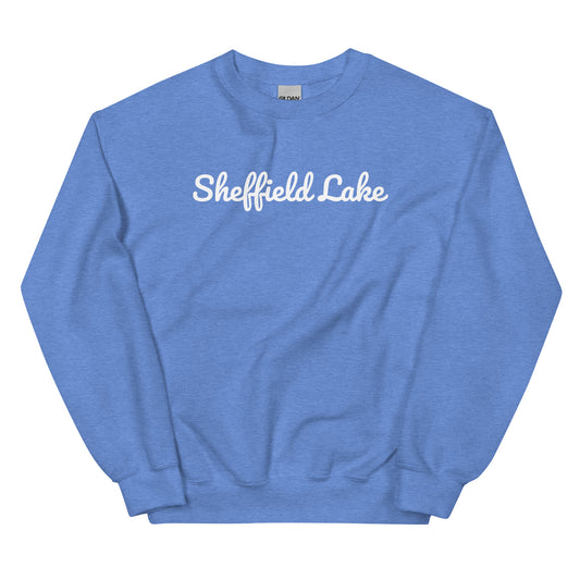 Sheffield Lake Ohio Solo Script Crewneck Unisex Sweatshirt