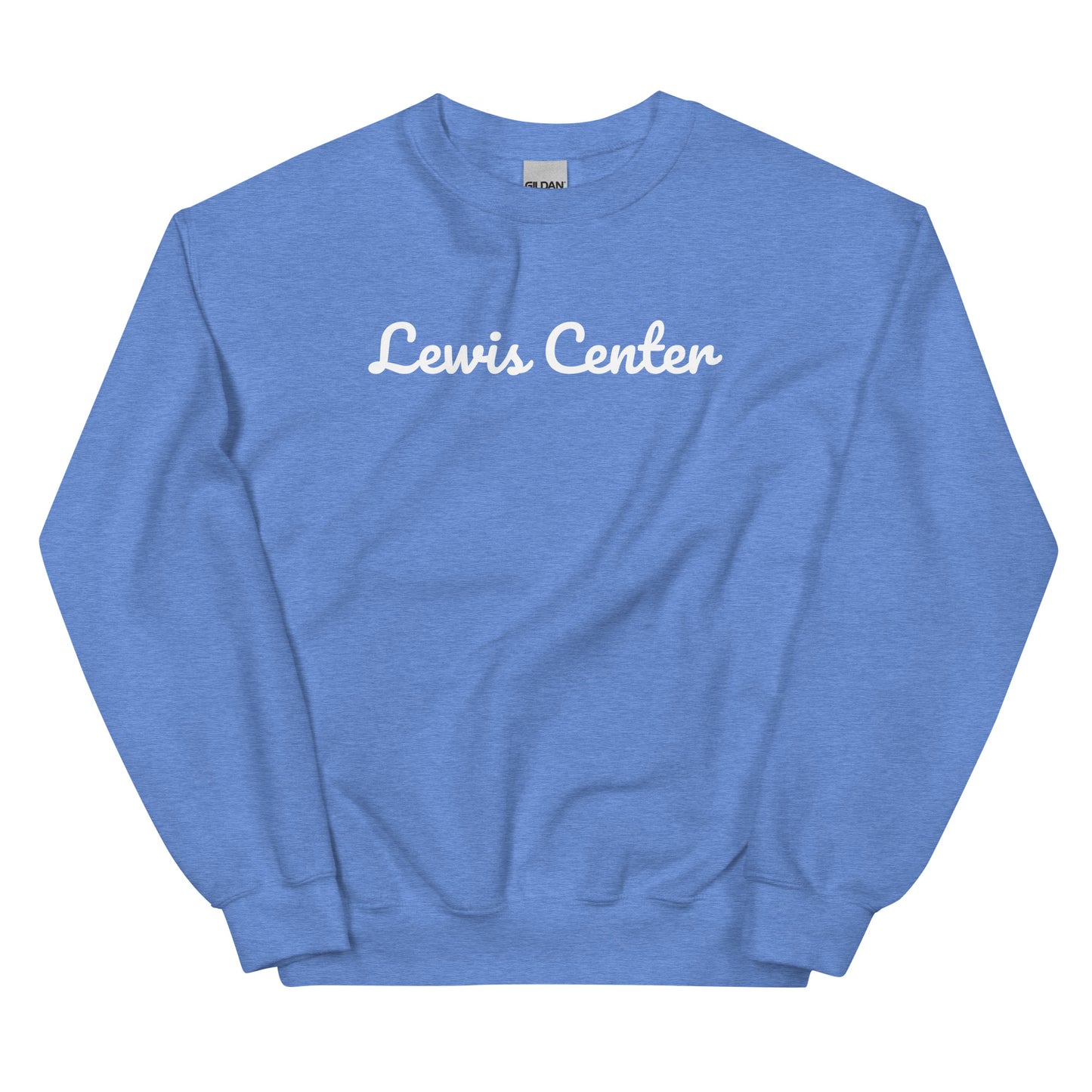 Lewis Center Ohio Solo Script Crewneck Unisex Sweatshirt