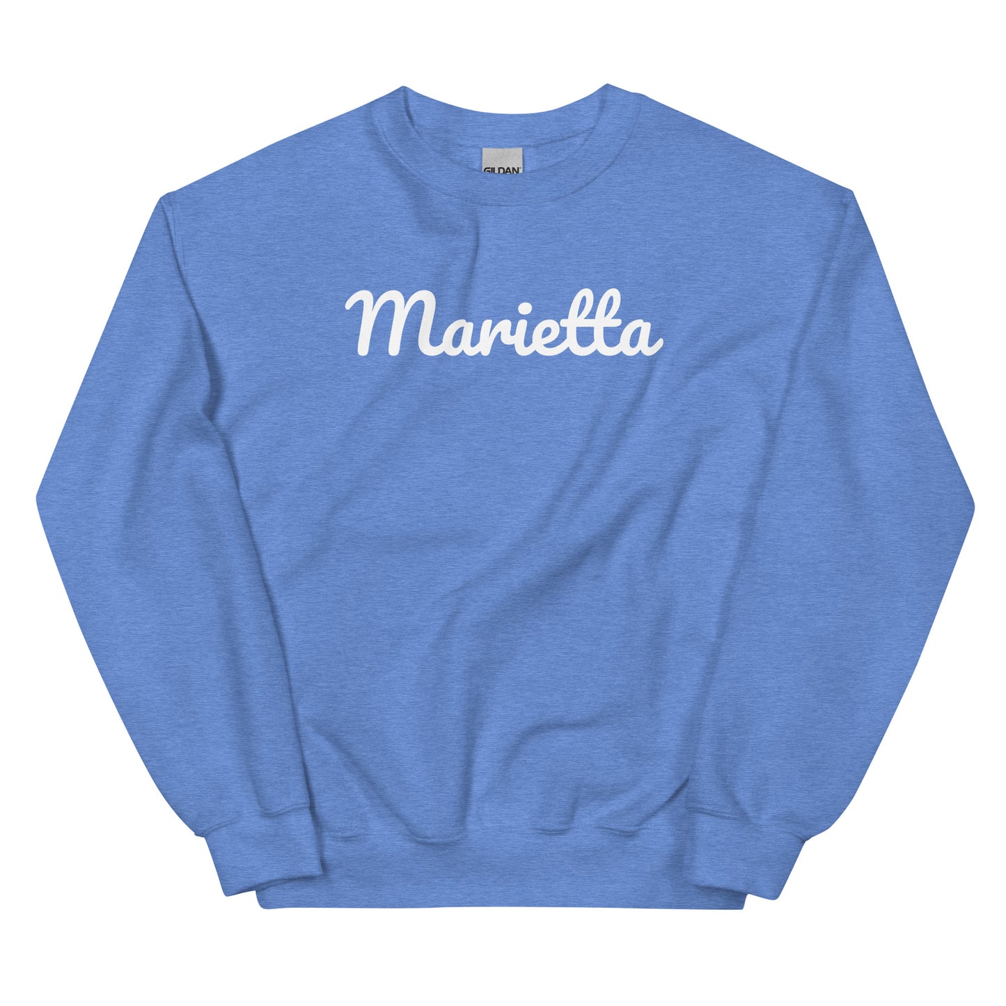Marietta Ohio Solo Script Crewneck Unisex Sweatshirt