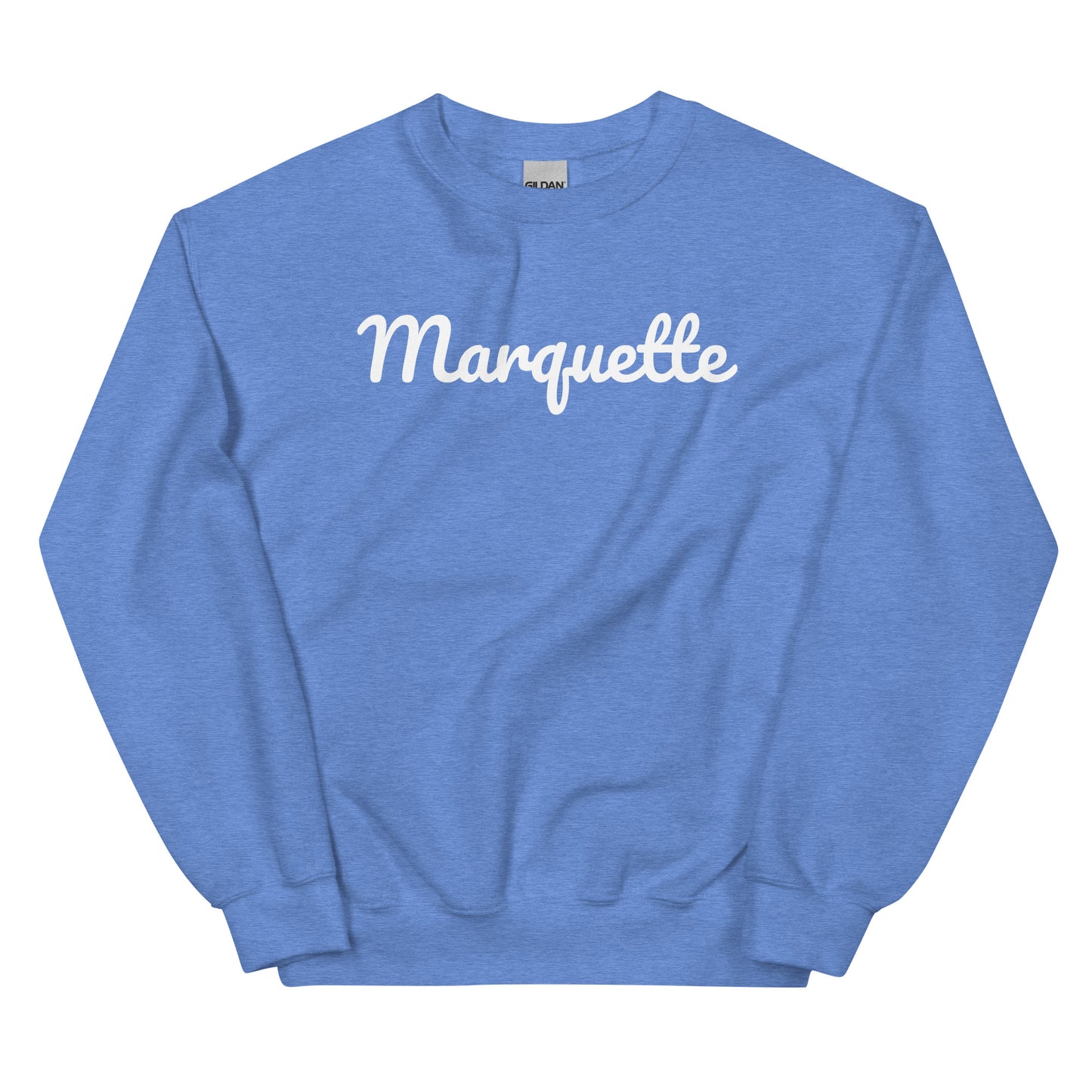 Marquette Michigan Solo Script Crewneck Unisex Sweatshirt