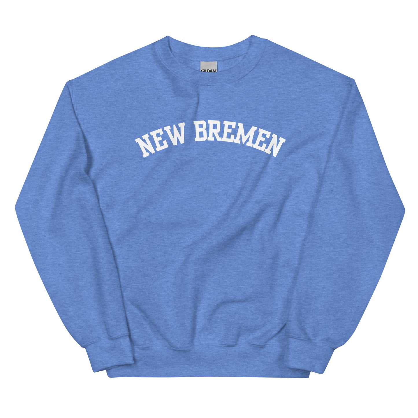 New Bremen Ohio Block Solo Crewneck Unisex Sweatshirt