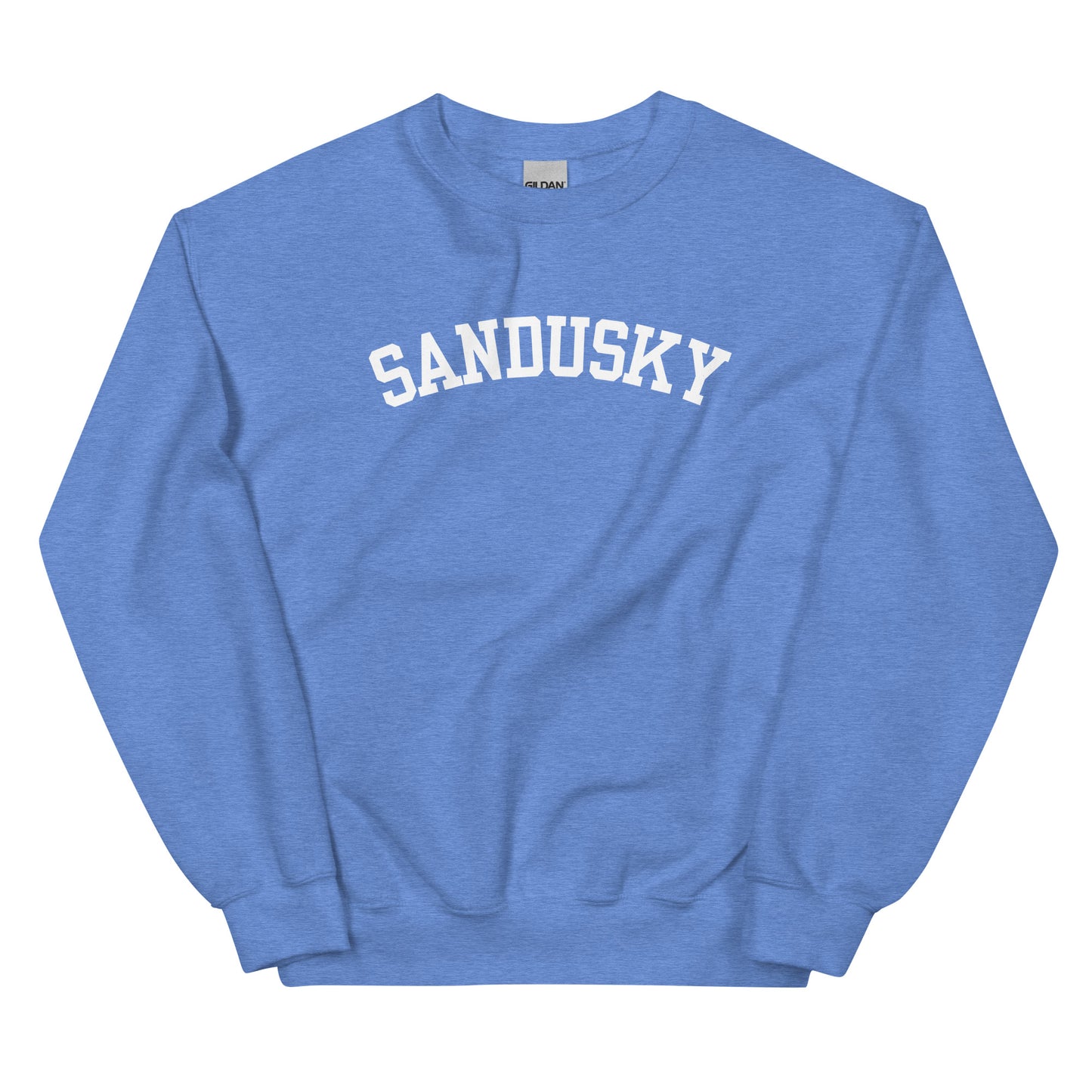Sandusky Ohio Block Solo Crewneck Unisex Sweatshirt