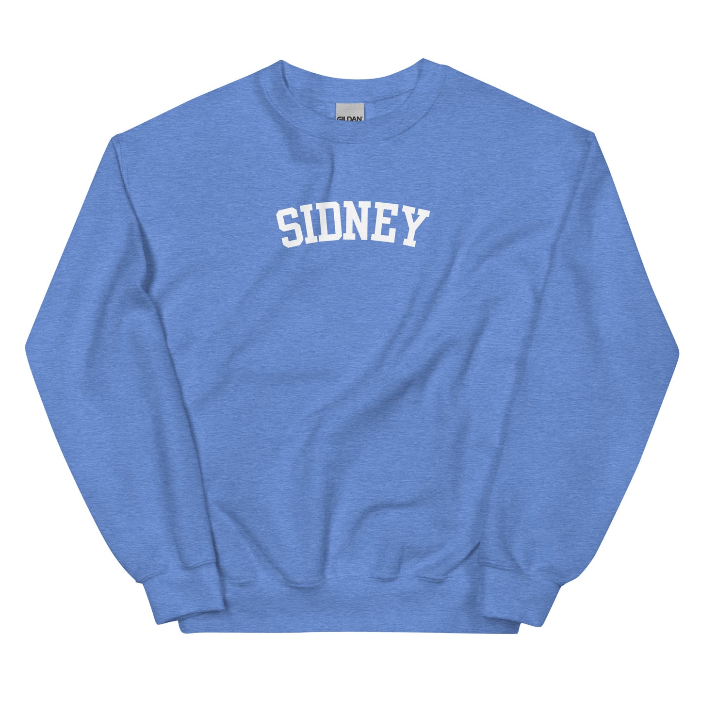 Sidney Ohio Block Solo Crewneck Unisex Sweatshirt