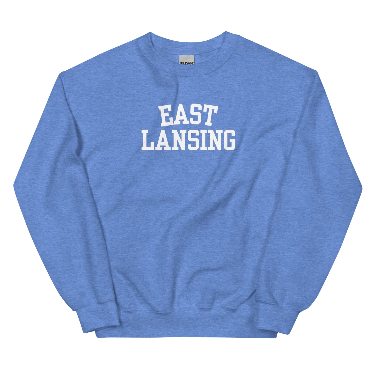 East Lansing Michigan Block Solo Crewneck Unisex Sweatshirt