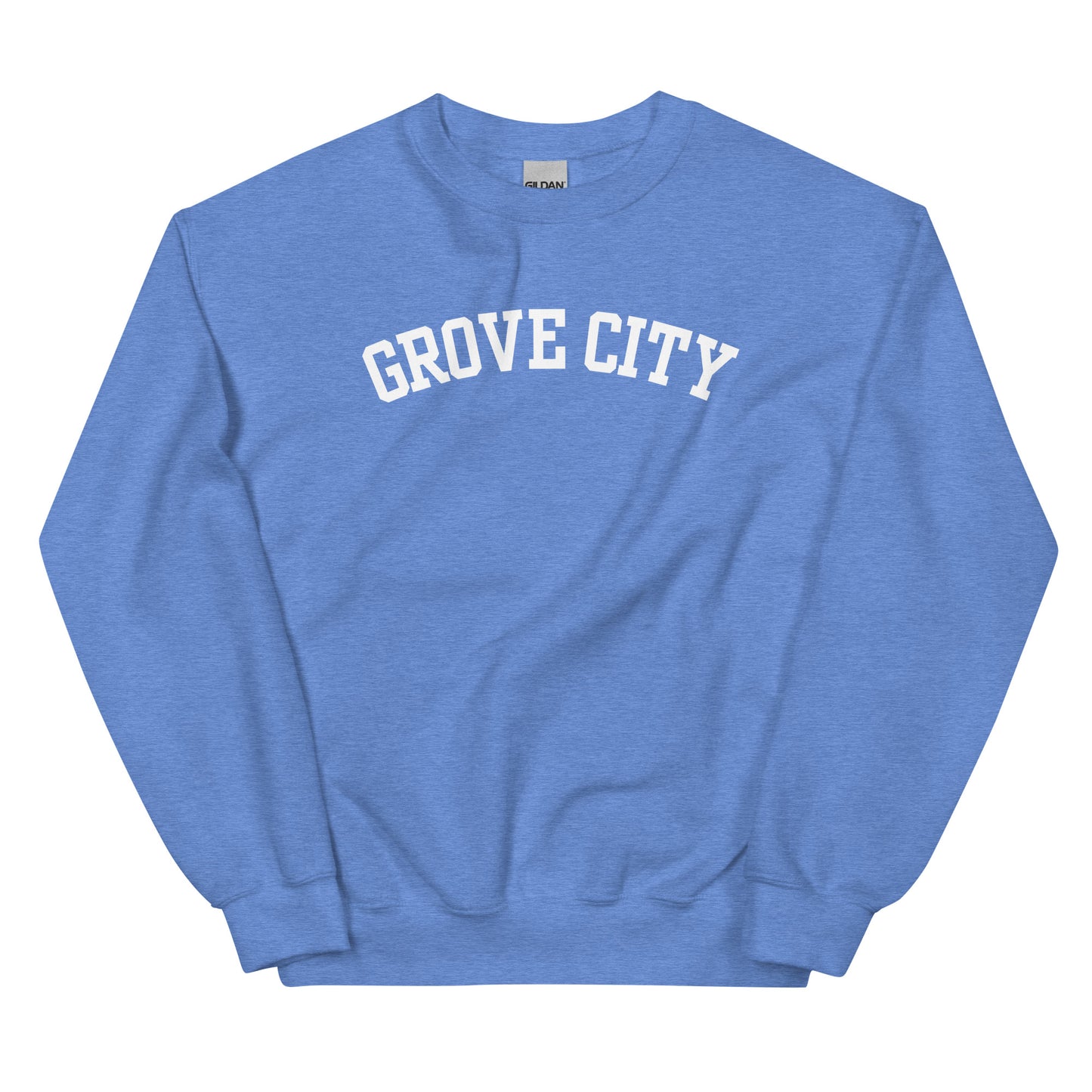 Grove City Ohio Block Solo Crewneck Unisex Sweatshirt