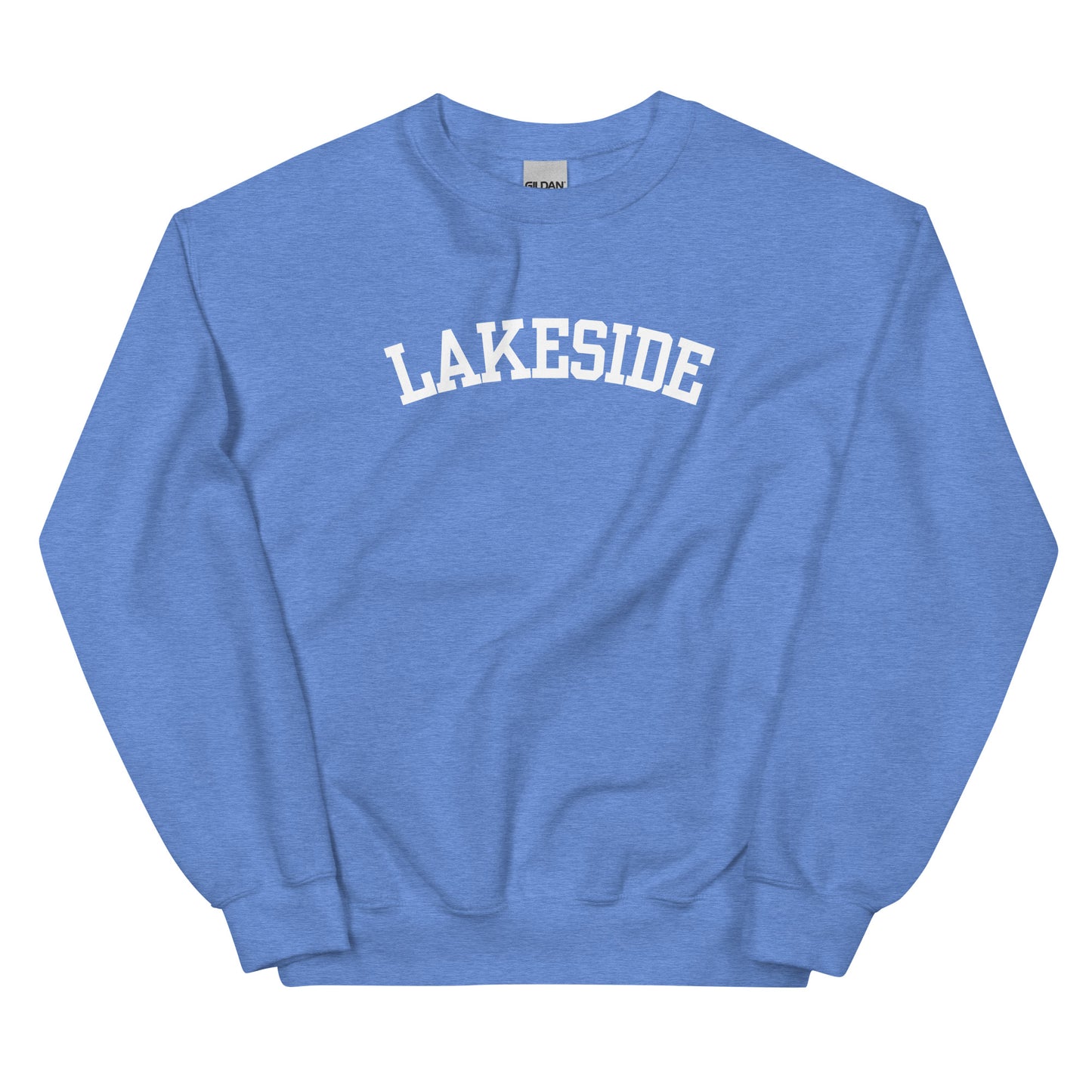 Lakeside Ohio Block Solo Crewneck Unisex Sweatshirt