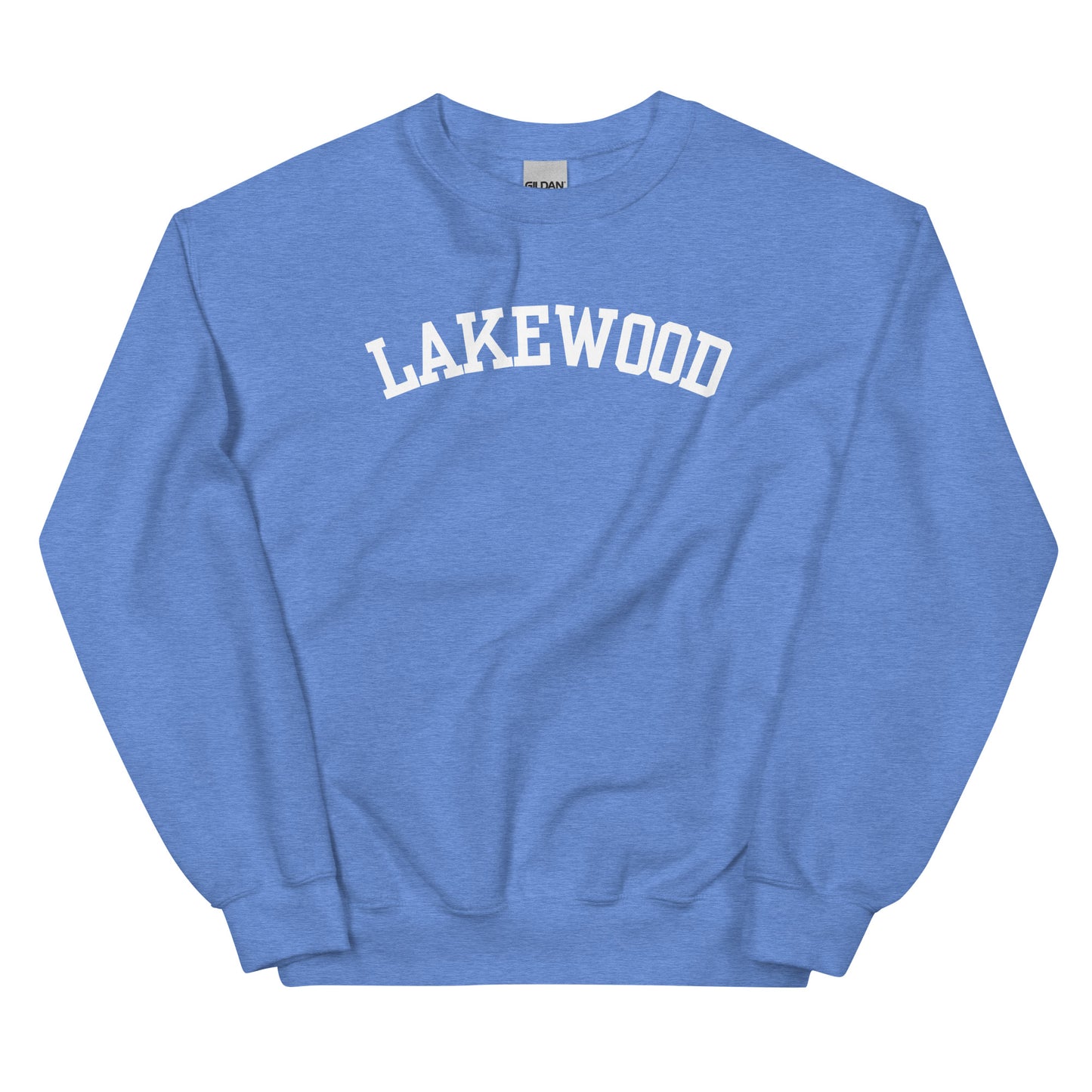 Lakewood Ohio Block Solo Crewneck Unisex Sweatshirt