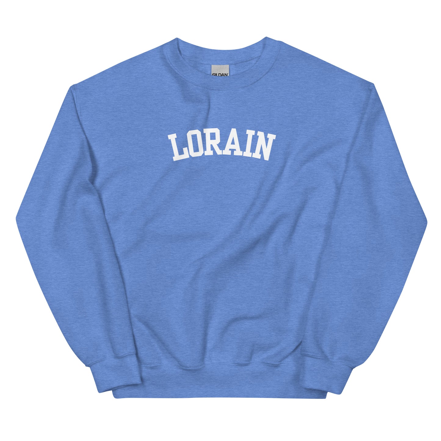 Lorain Ohio Block Solo Crewneck Unisex Sweatshirt