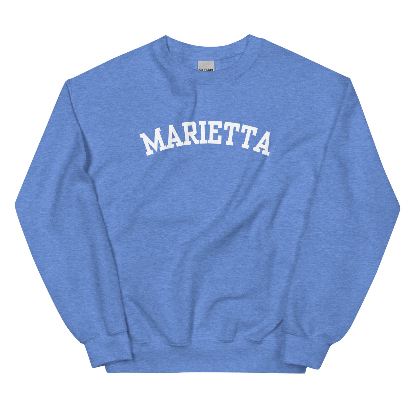 Marietta Ohio Block Solo Crewneck Unisex Sweatshirt