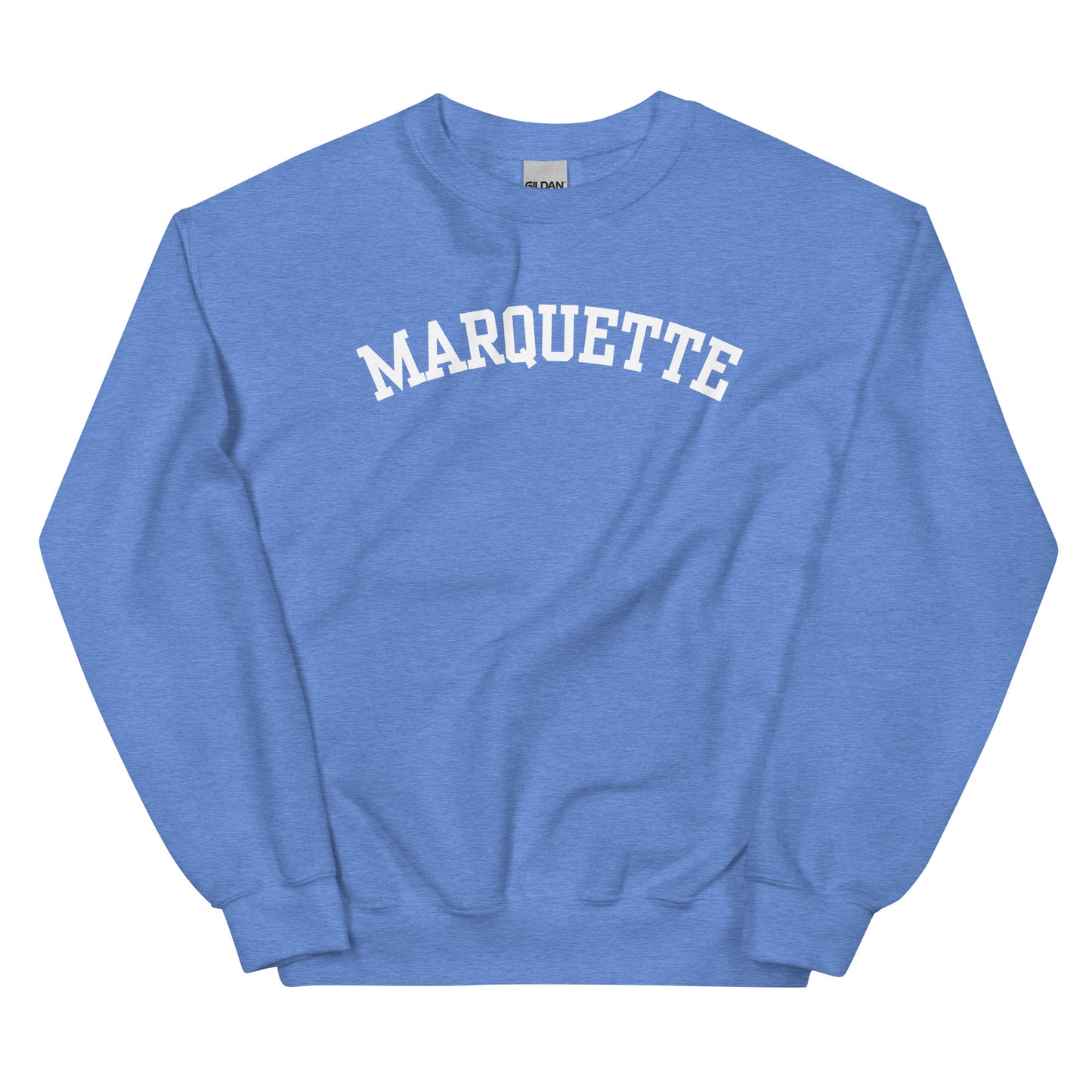 Marquette Michigan Block Solo Crewneck Unisex Sweatshirt