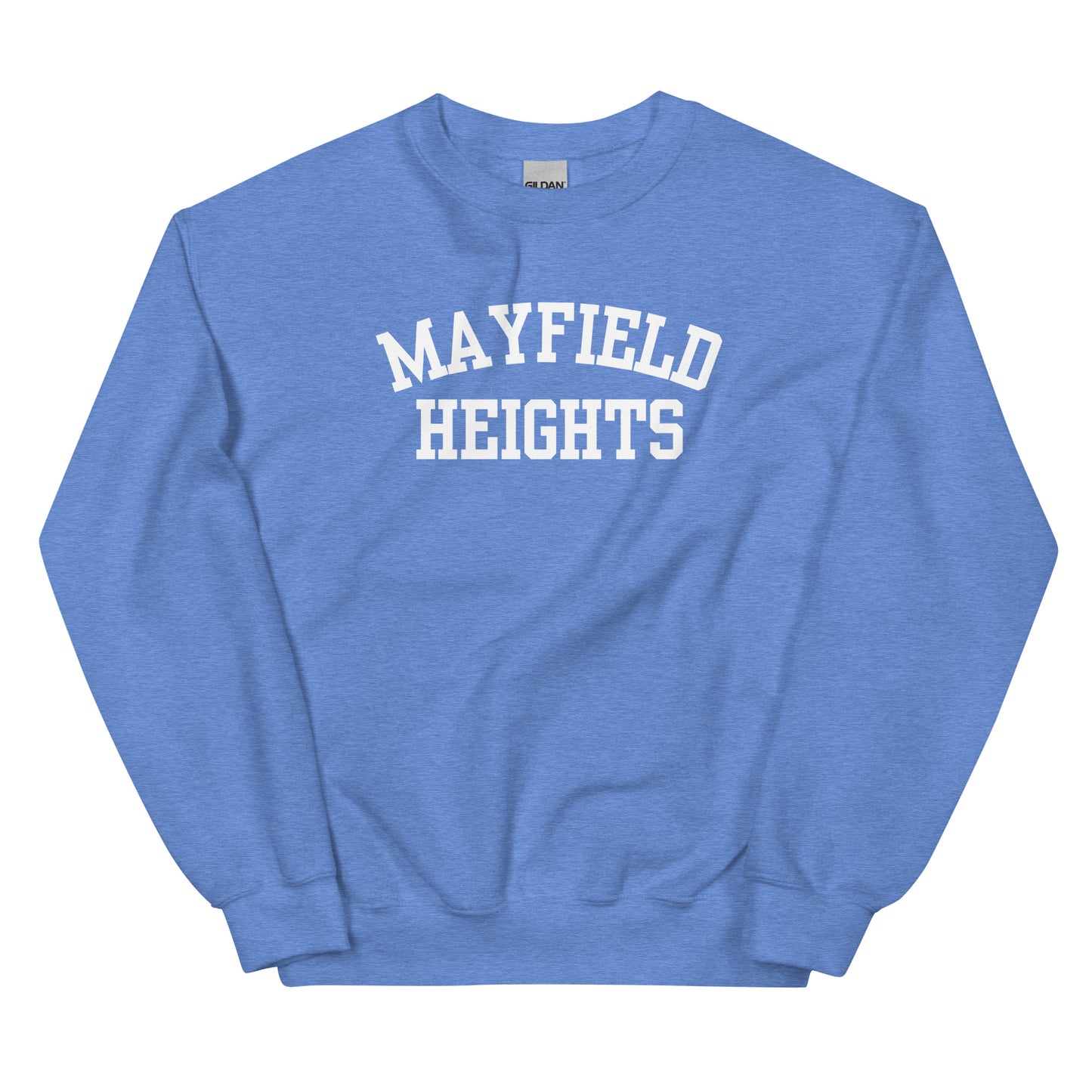 Mayfield Heights Ohio Block Solo Crewneck Unisex Sweatshirt