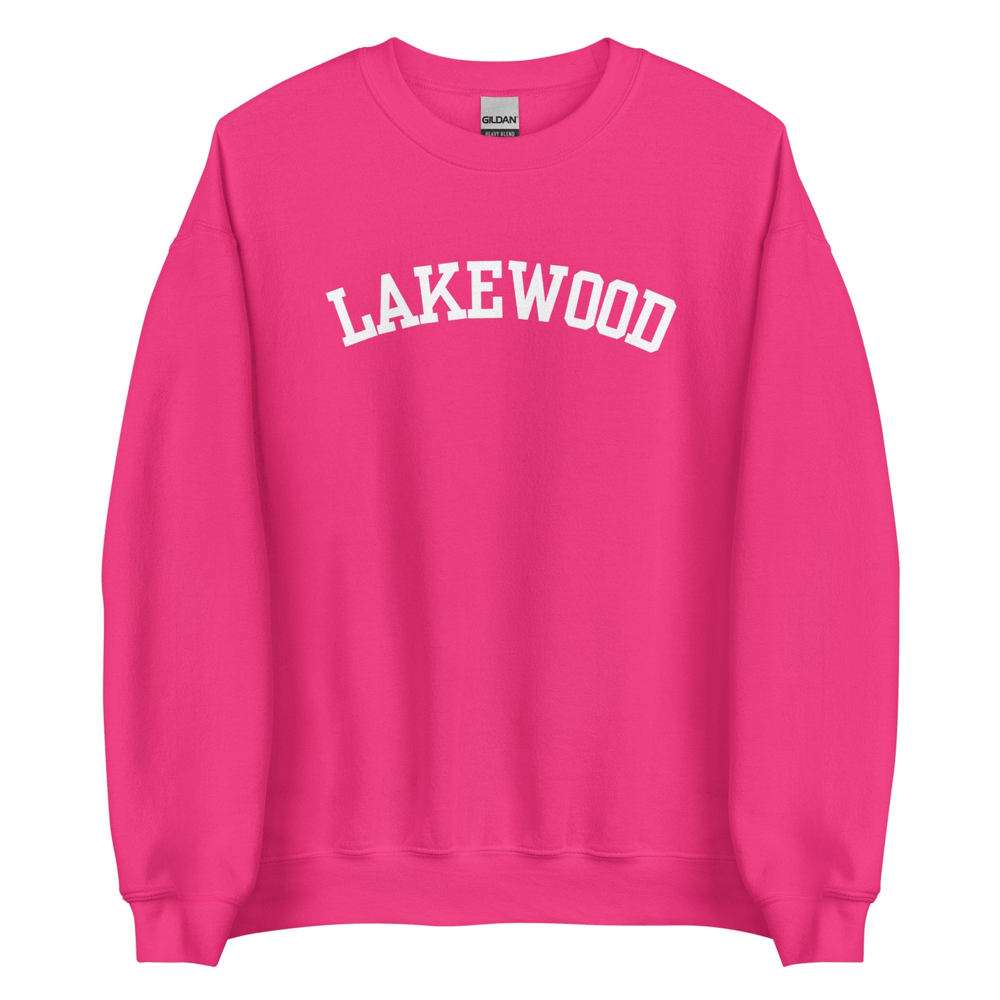 Lakewood Ohio Block Solo Crewneck Unisex Sweatshirt
