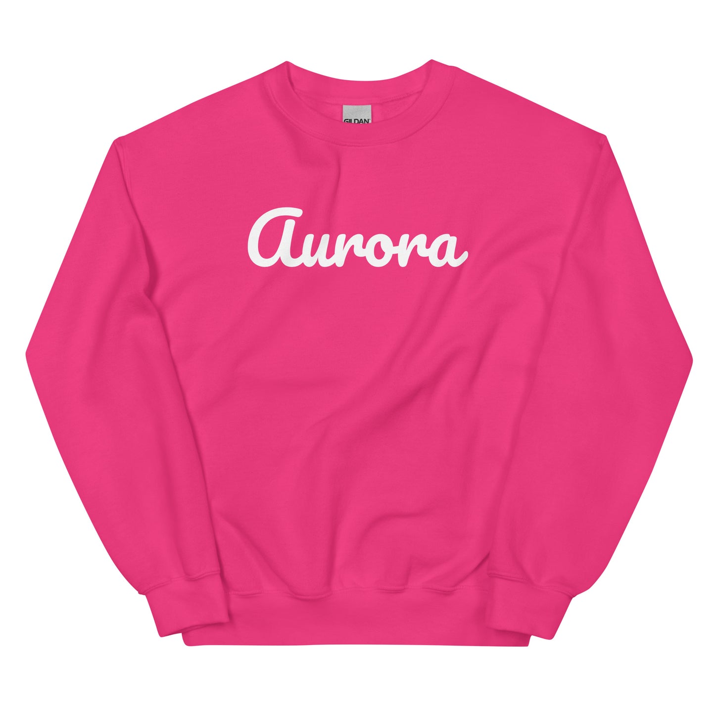 Aurora Ohio Solo Script Crewneck Unisex Sweatshirt