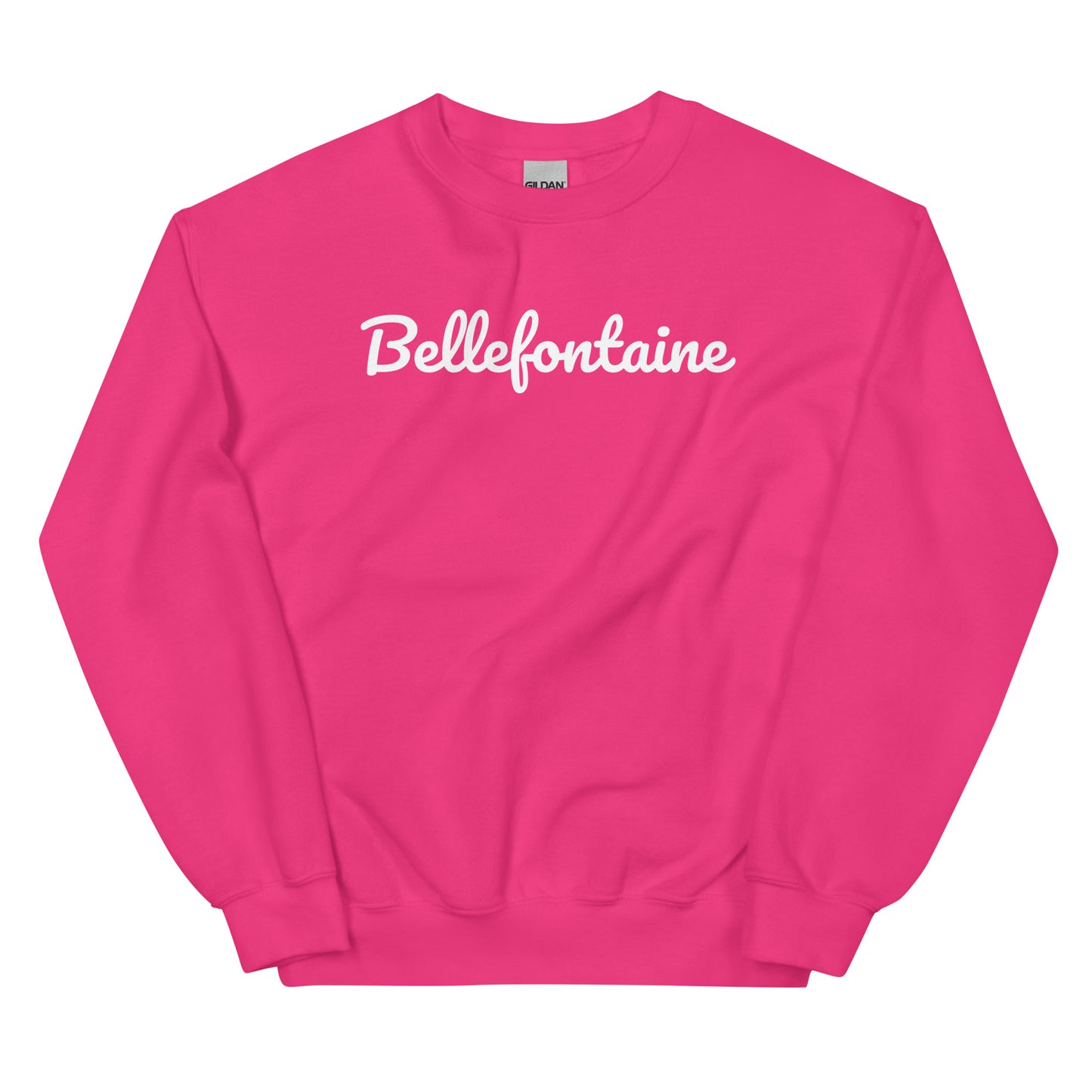 Bellefontaine Ohio Solo Script Crewneck Unisex Sweatshirt