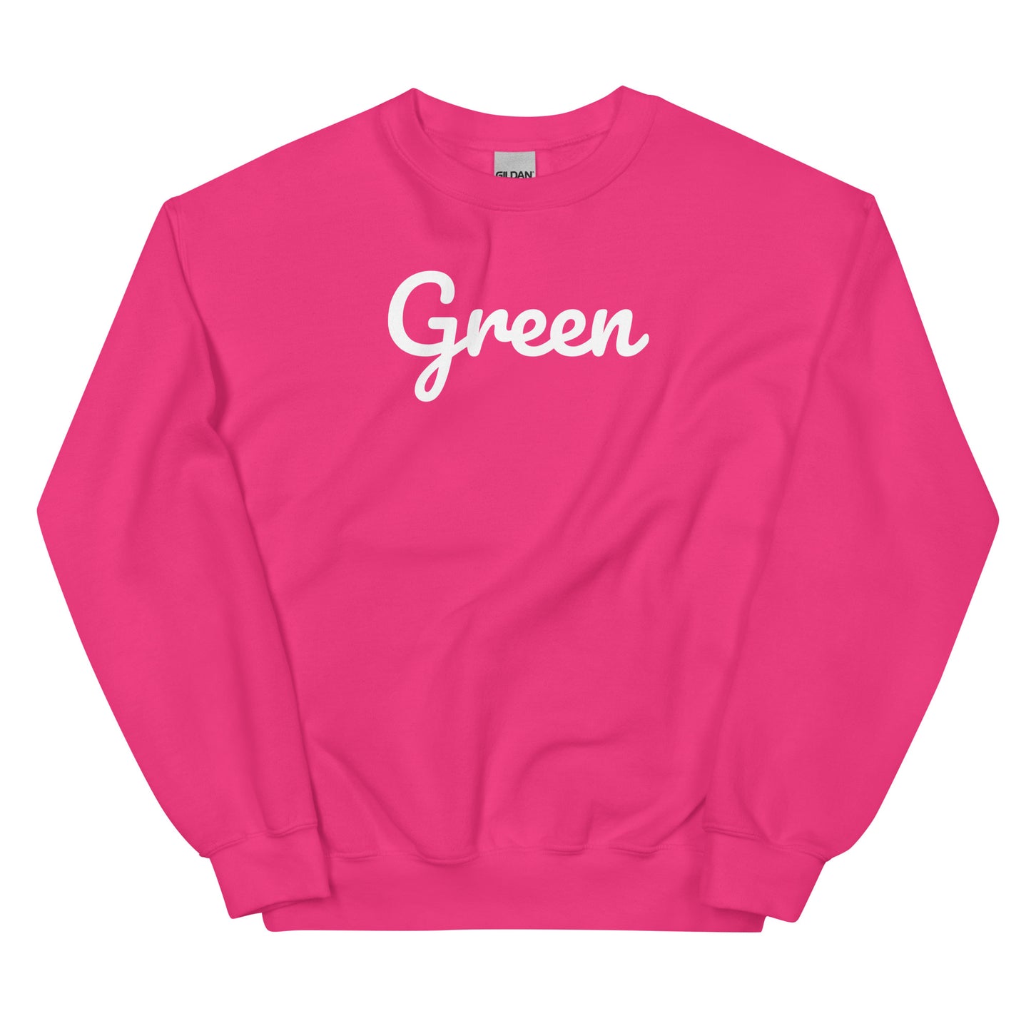 Green Ohio Solo Script Crewneck Unisex Sweatshirt