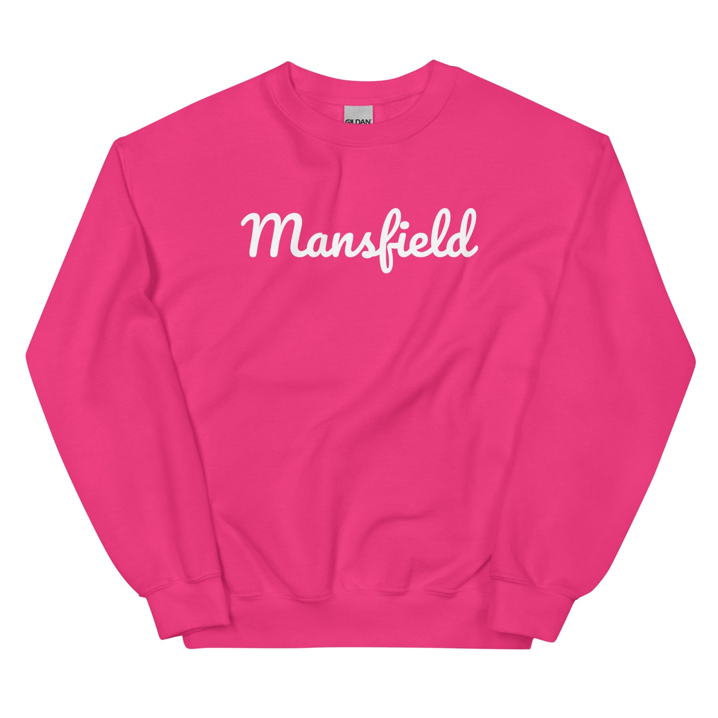 Mansfield Ohio Solo Script Crewneck Unisex Sweatshirt