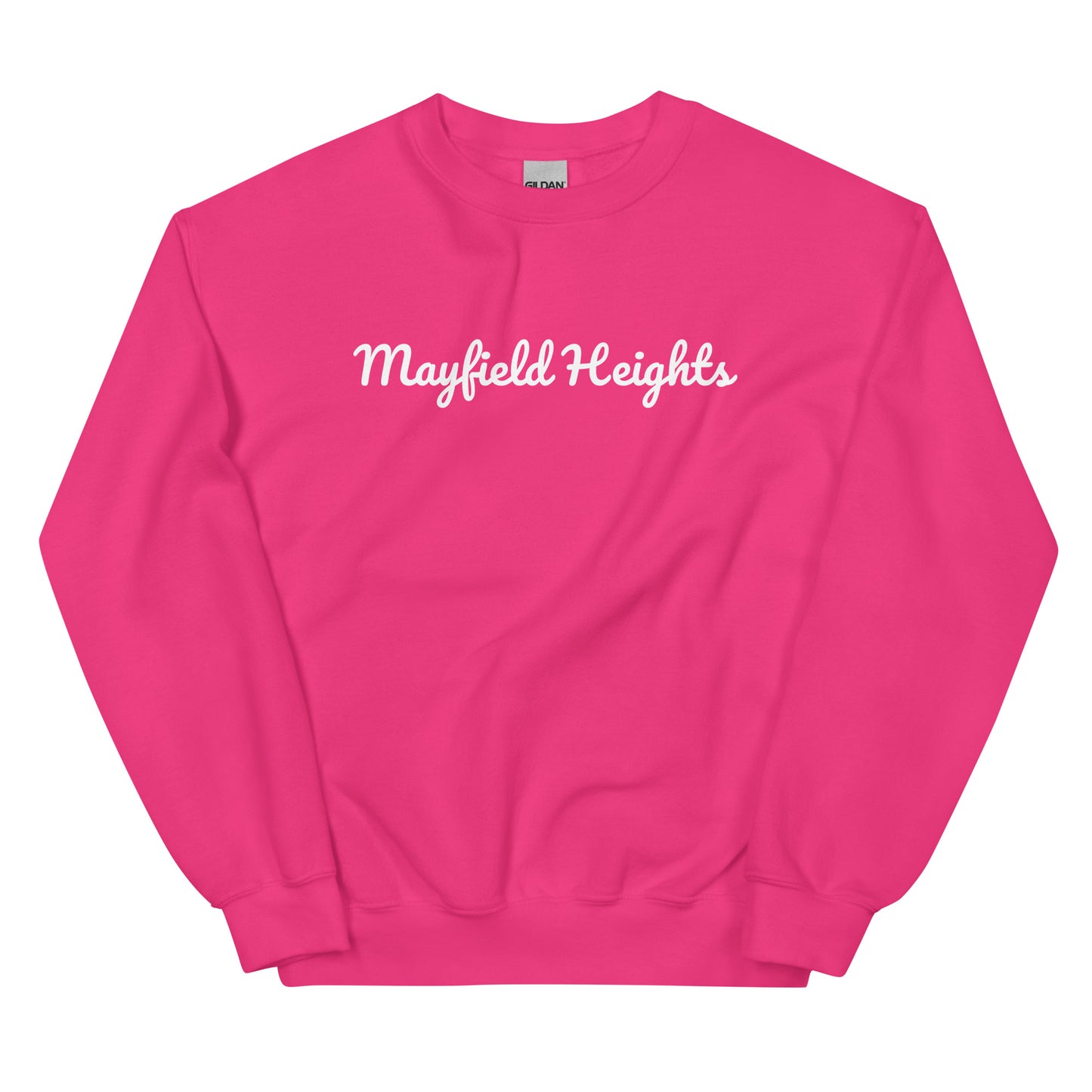 Mayfield Heights Ohio Solo Script Crewneck Unisex Sweatshirt