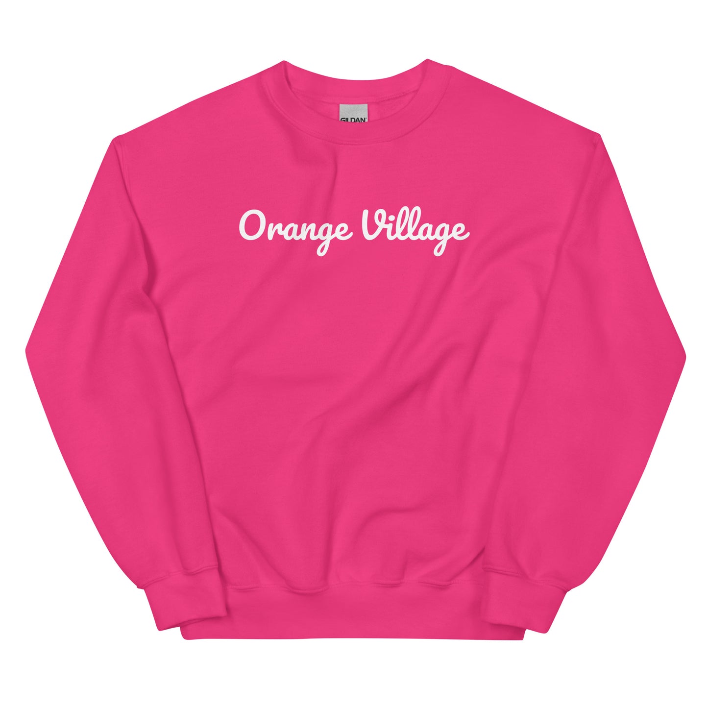 Orange Village Ohio Solo Script Crewneck Unisex Sweatshirt